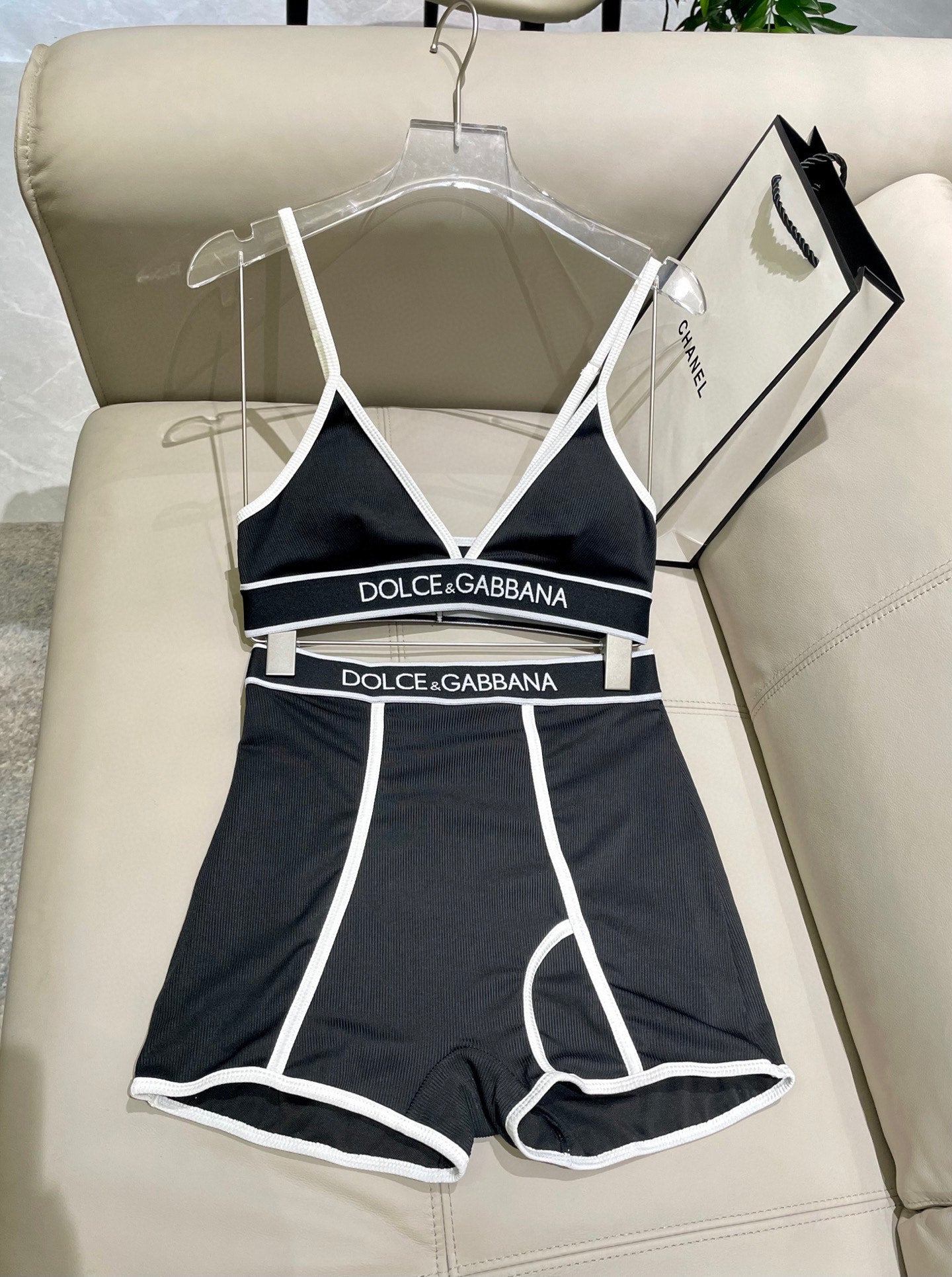 New two-piece knitted swimsuit
