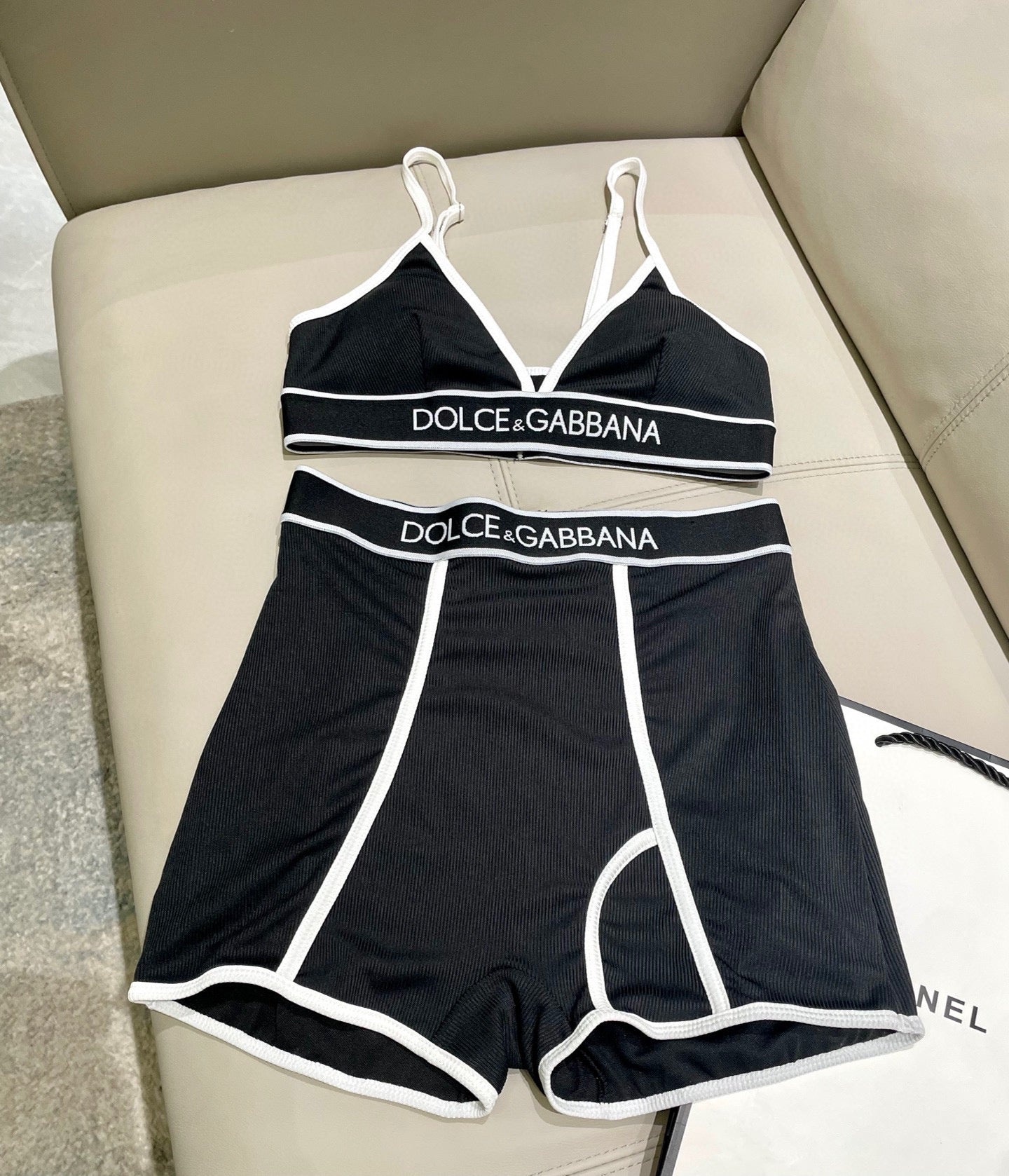 New two-piece knitted swimsuit