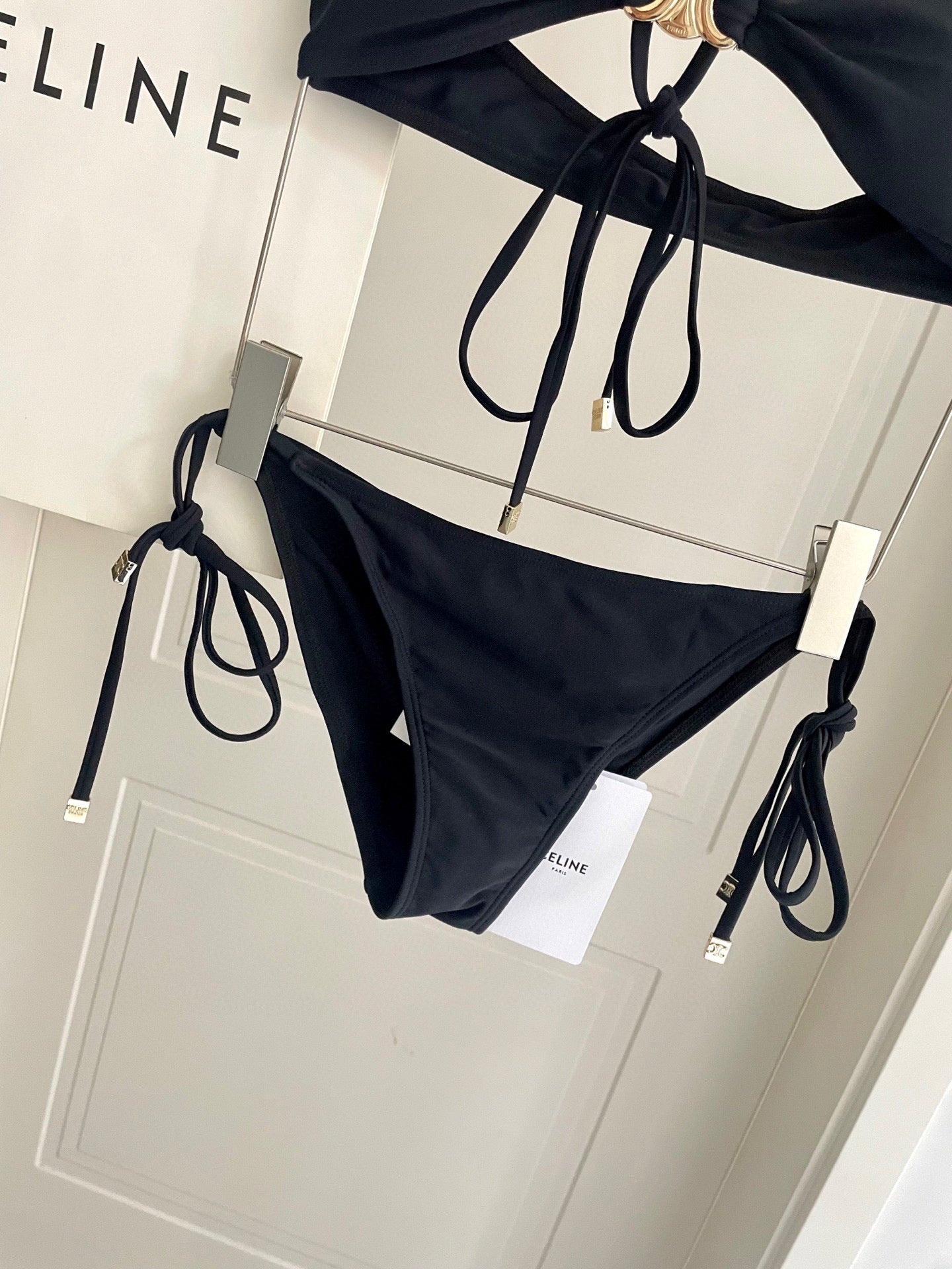 Celine's new two-piece swimsuit