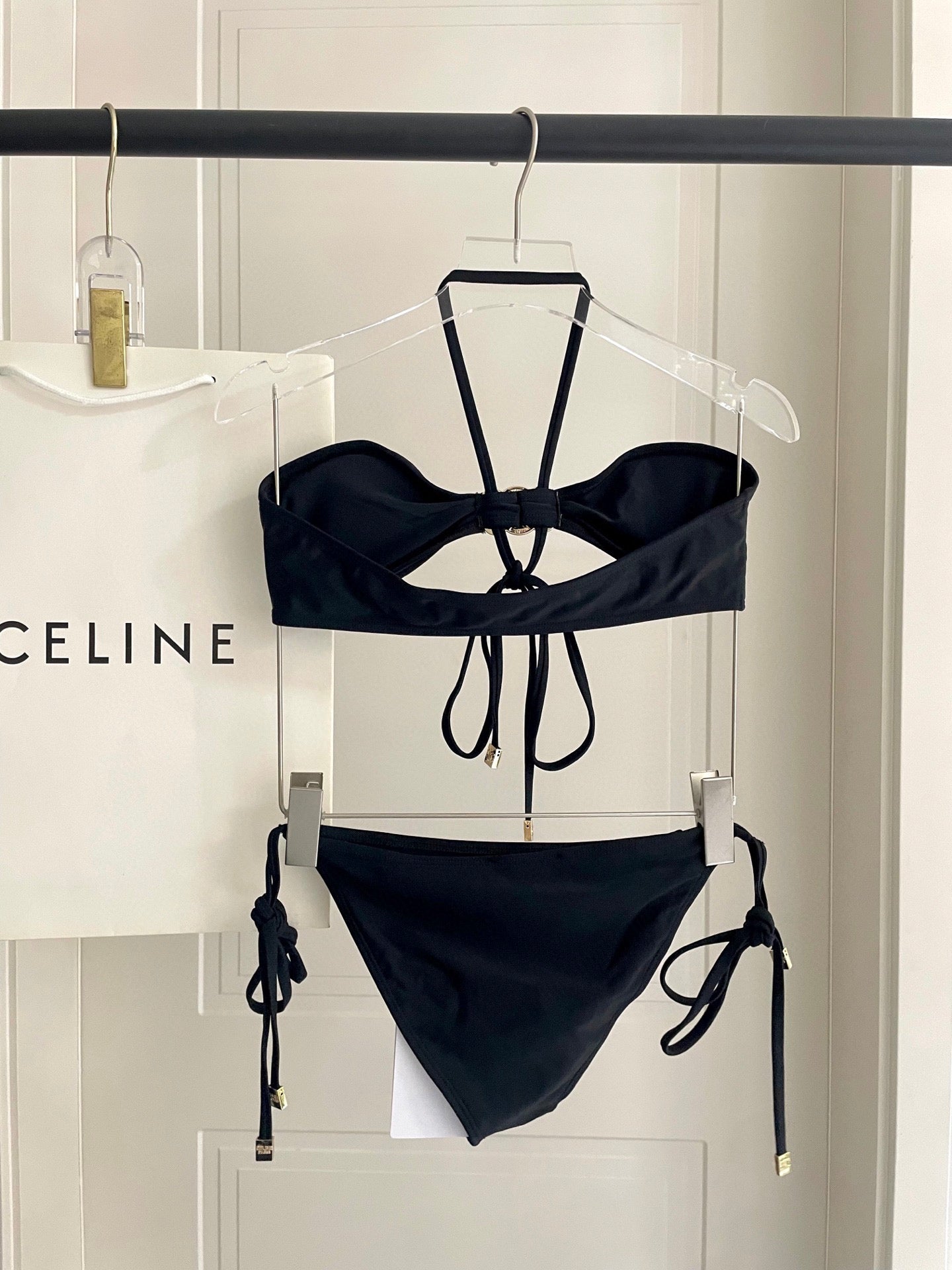 Celine's new two-piece swimsuit