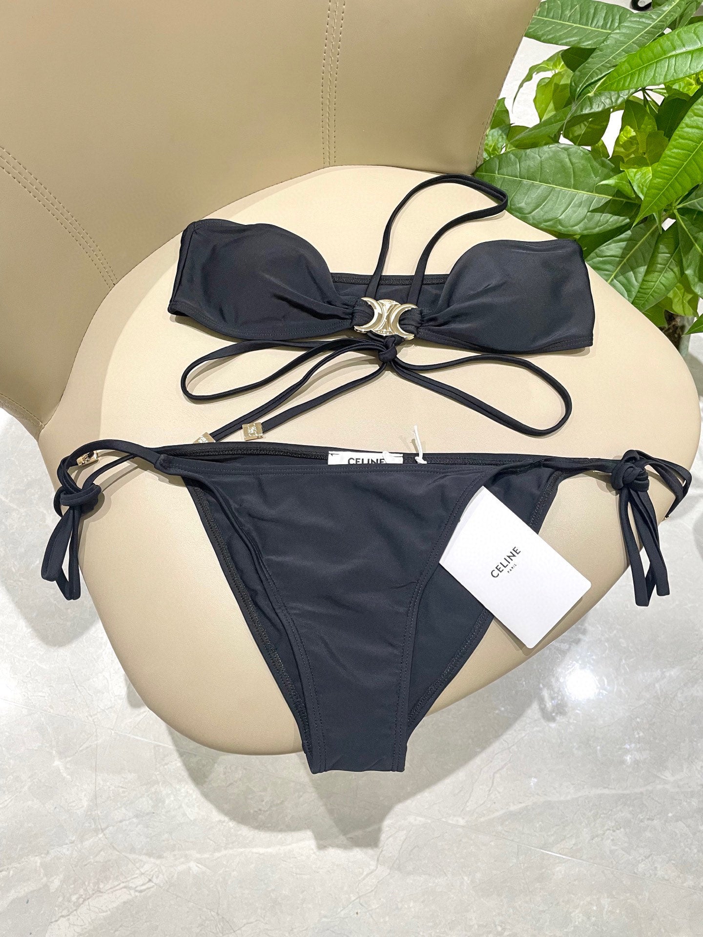Celine's new two-piece swimsuit