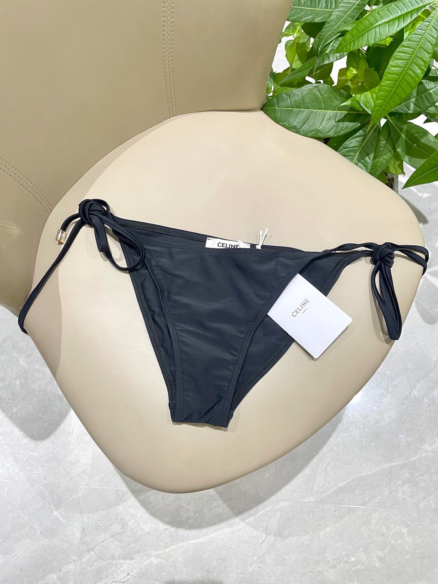 Celine's new two-piece swimsuit