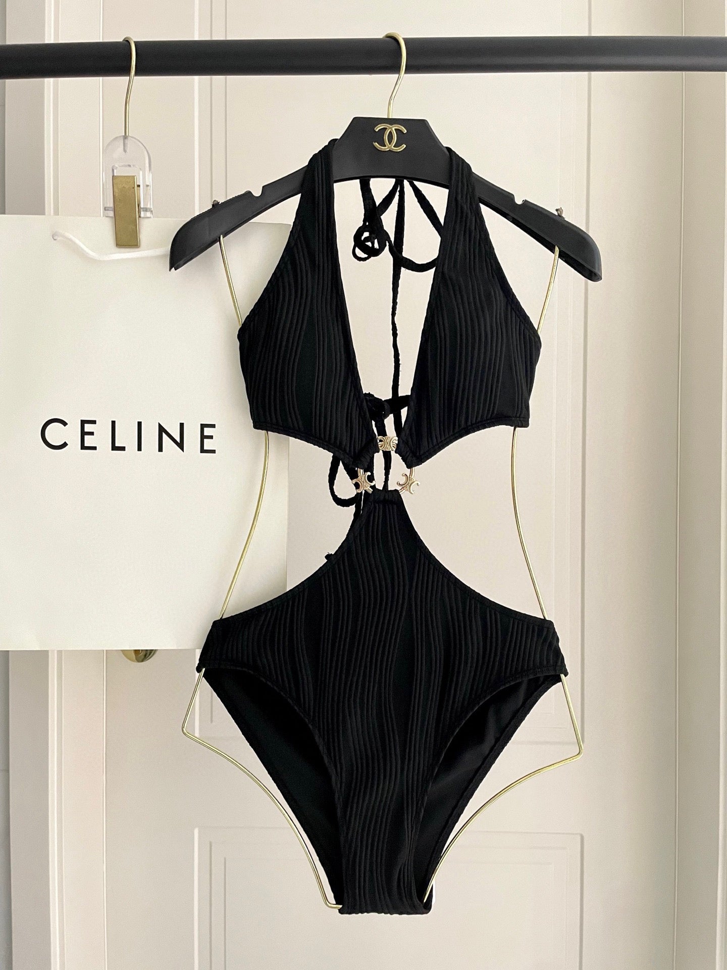 Stylish one-piece swimsuit