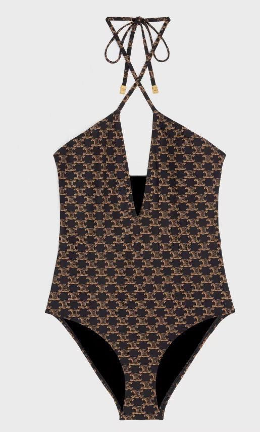 Elegant and sexy one-piece swimsuit