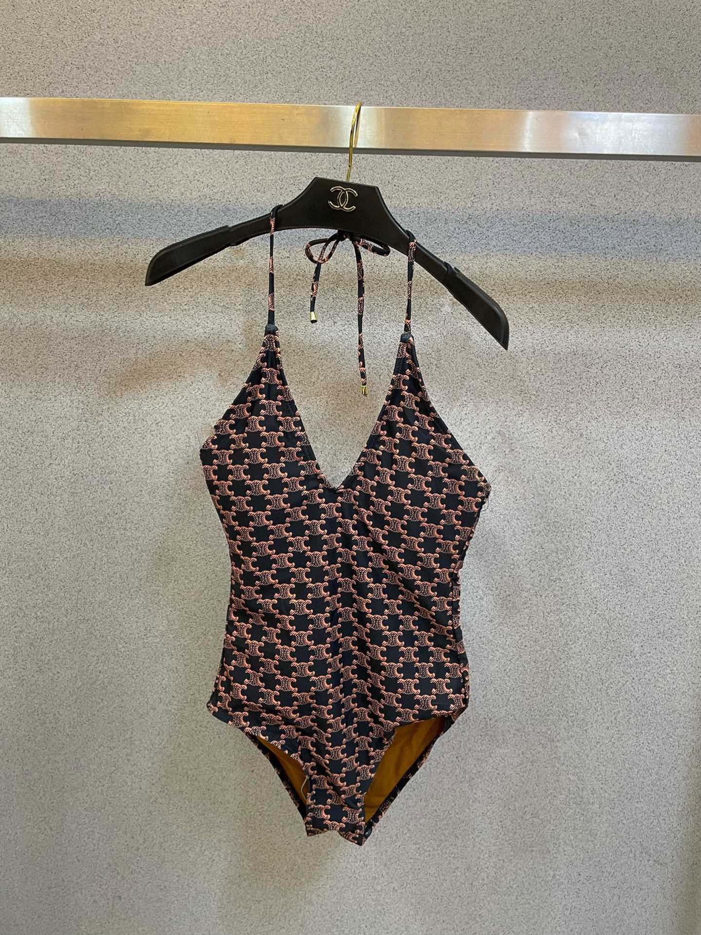 Elegant and sexy one-piece swimsuit
