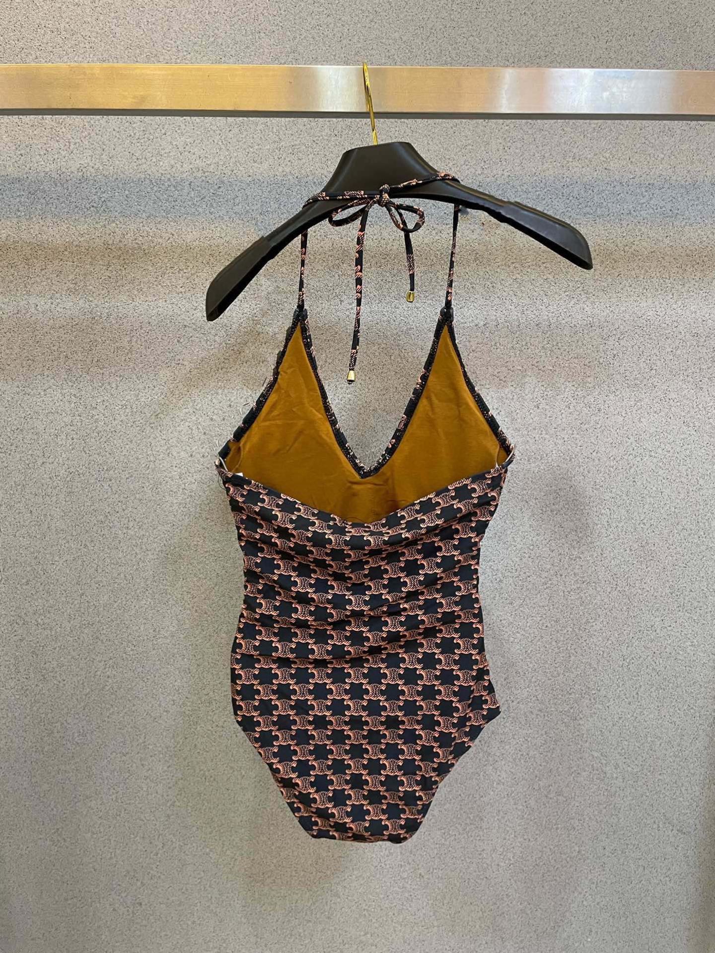 Elegant and sexy one-piece swimsuit