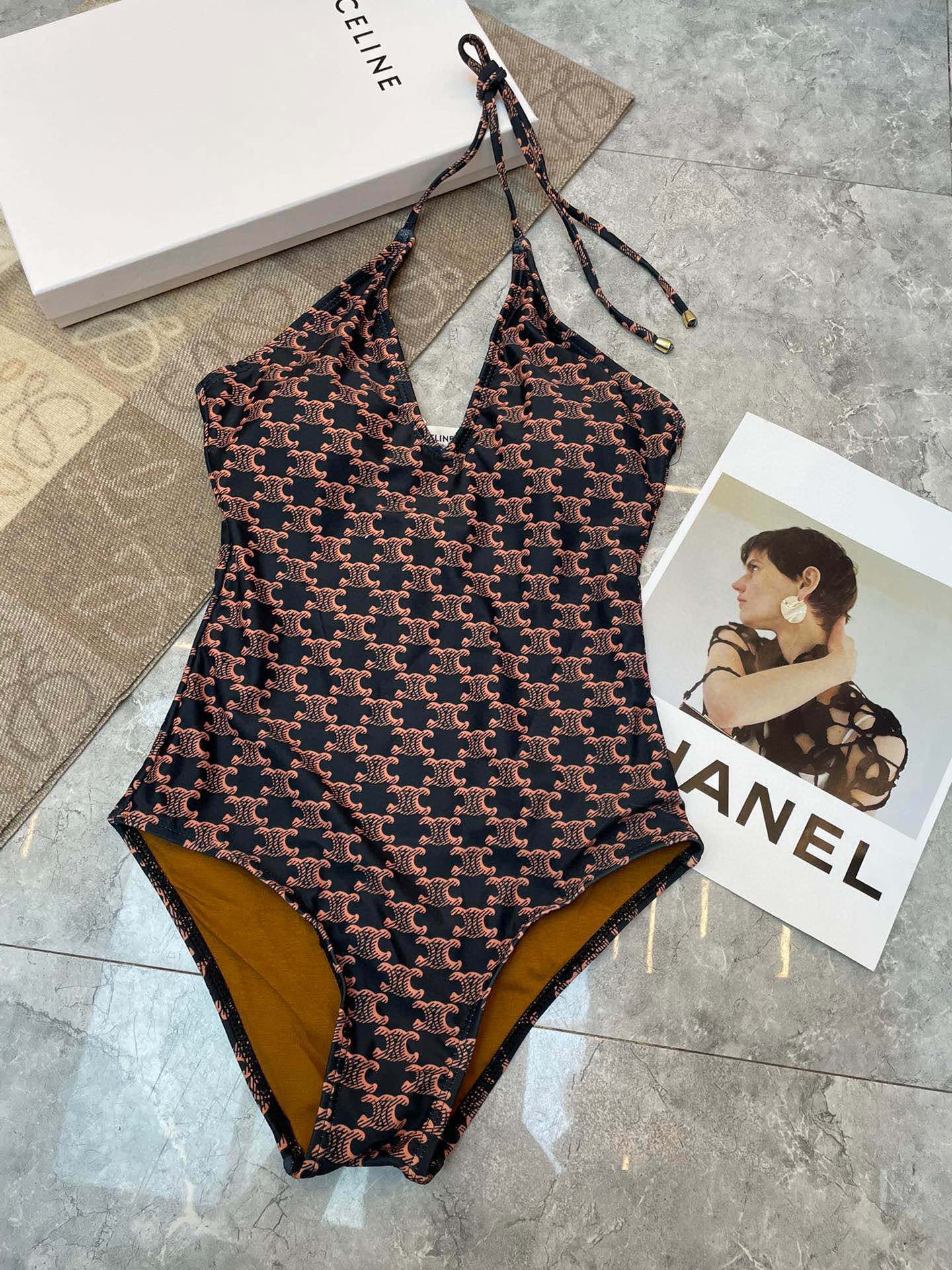 Elegant and sexy one-piece swimsuit