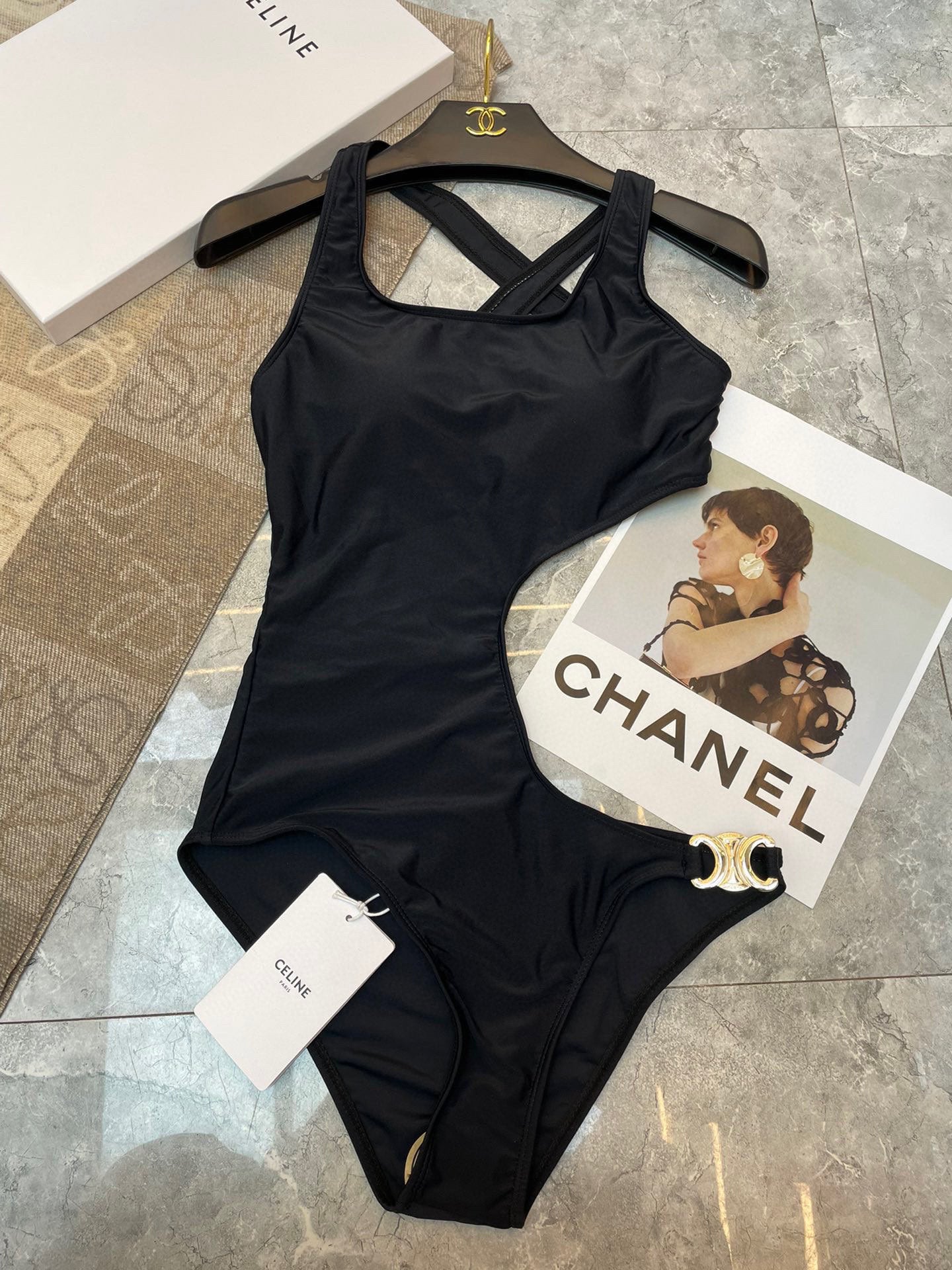 New stylish and sexy one-piece swimsuit