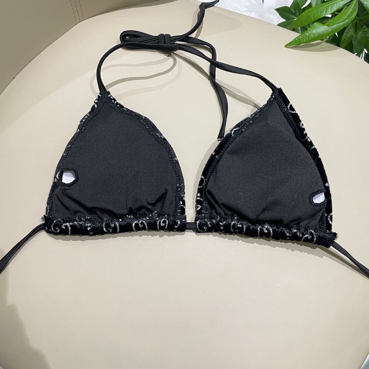 Velvet split bikini