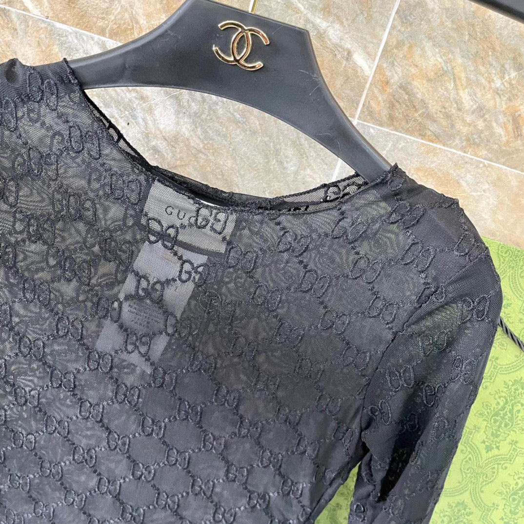 New long-sleeved one-piece swimsuit