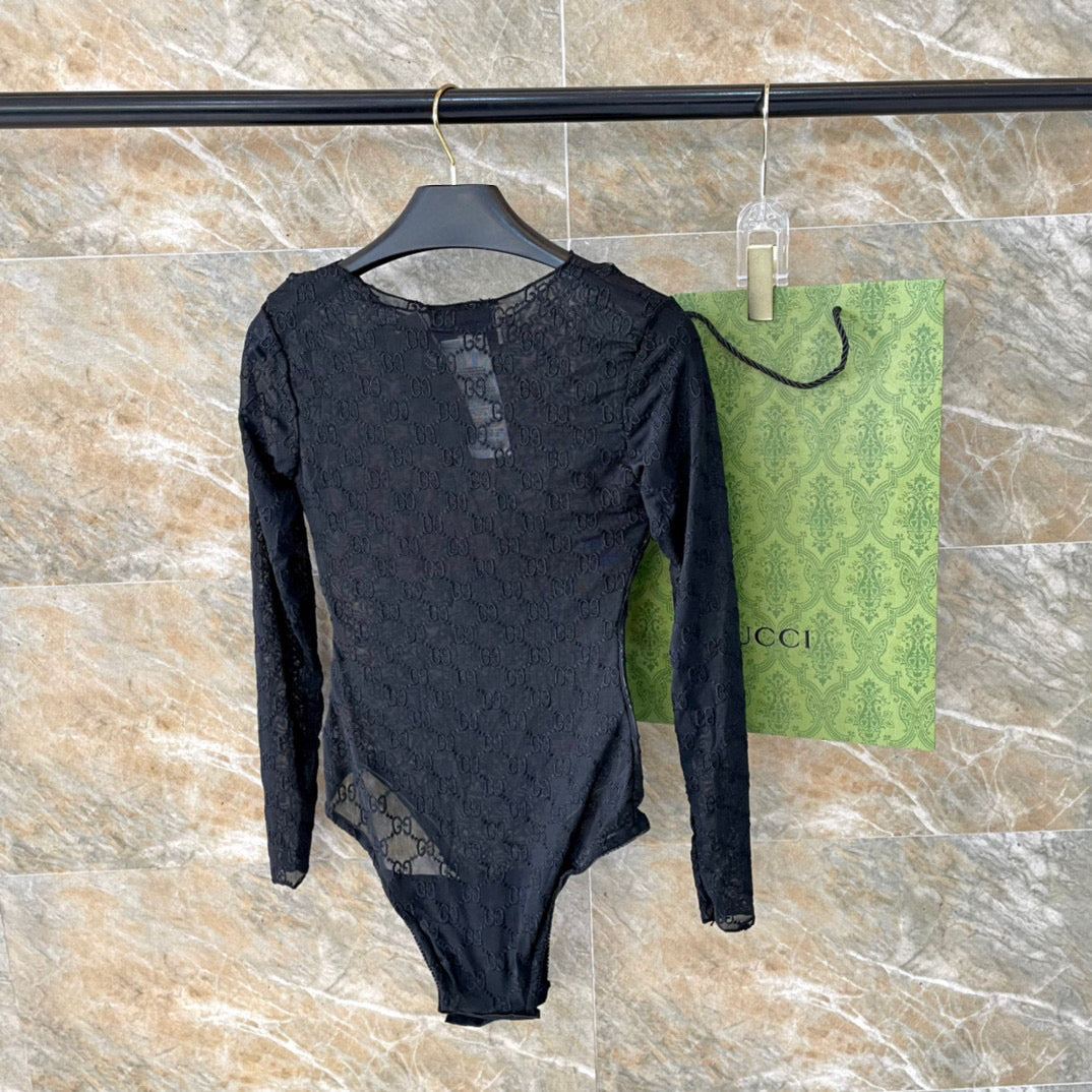 New long-sleeved one-piece swimsuit
