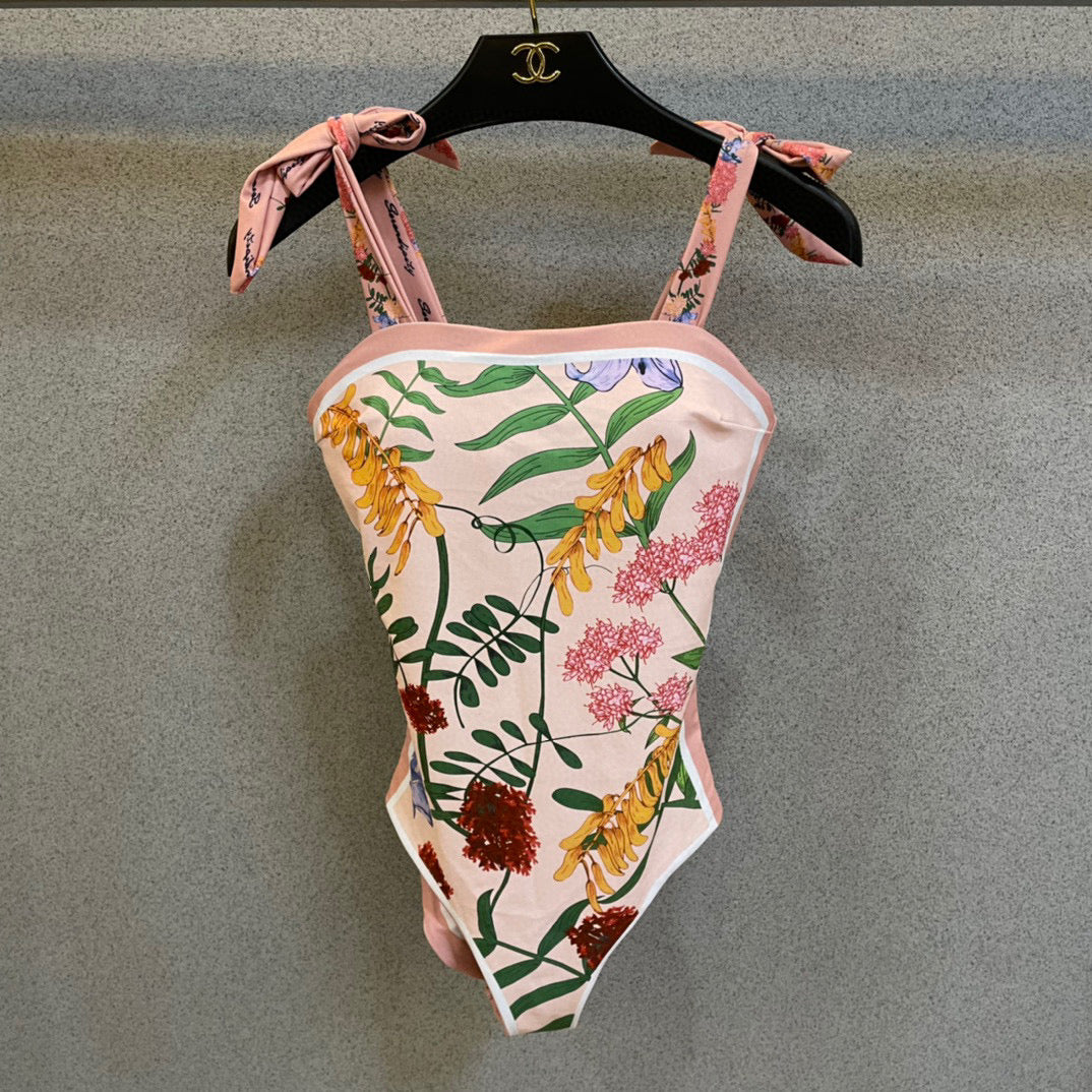 New double-sided printed swimsuit