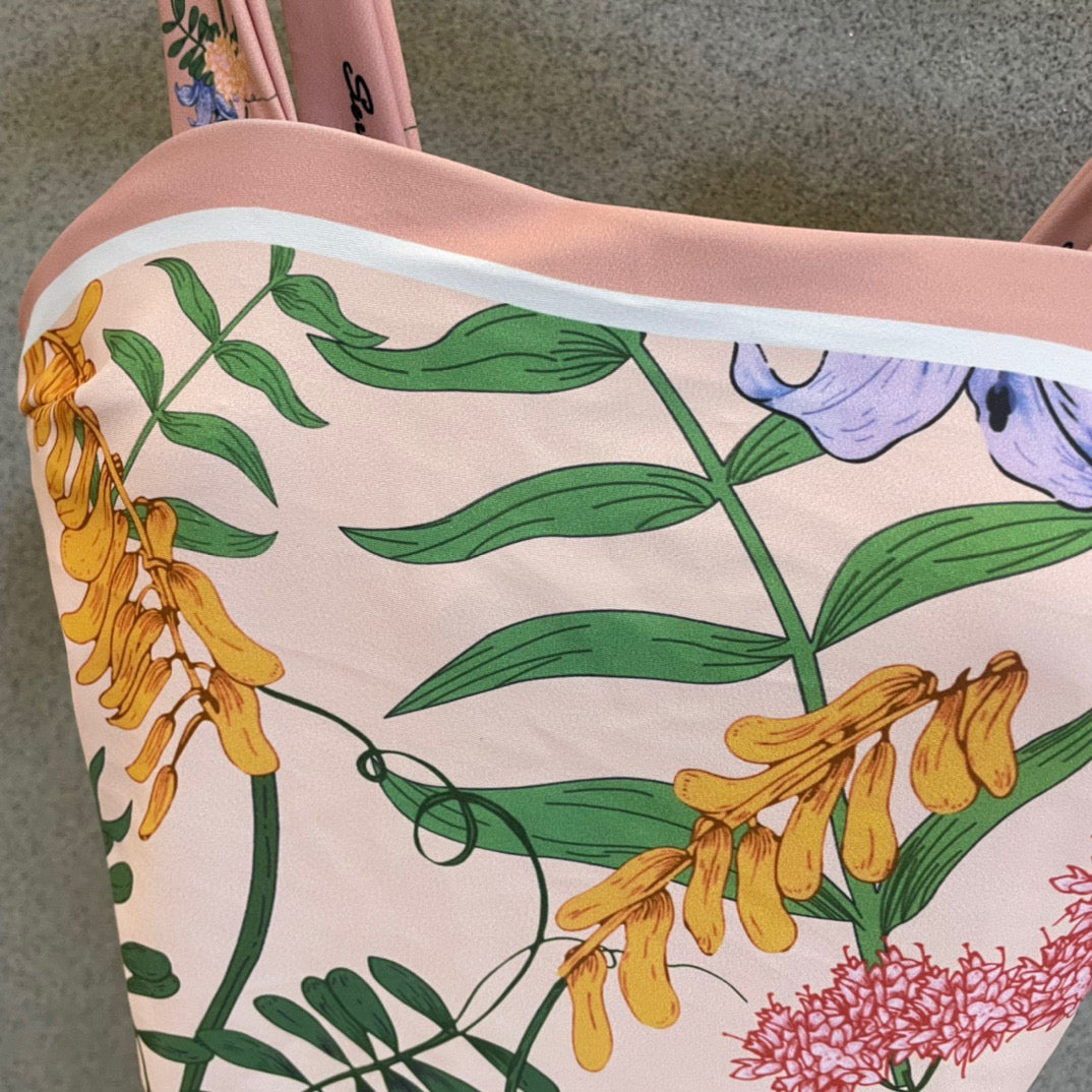 New double-sided printed swimsuit