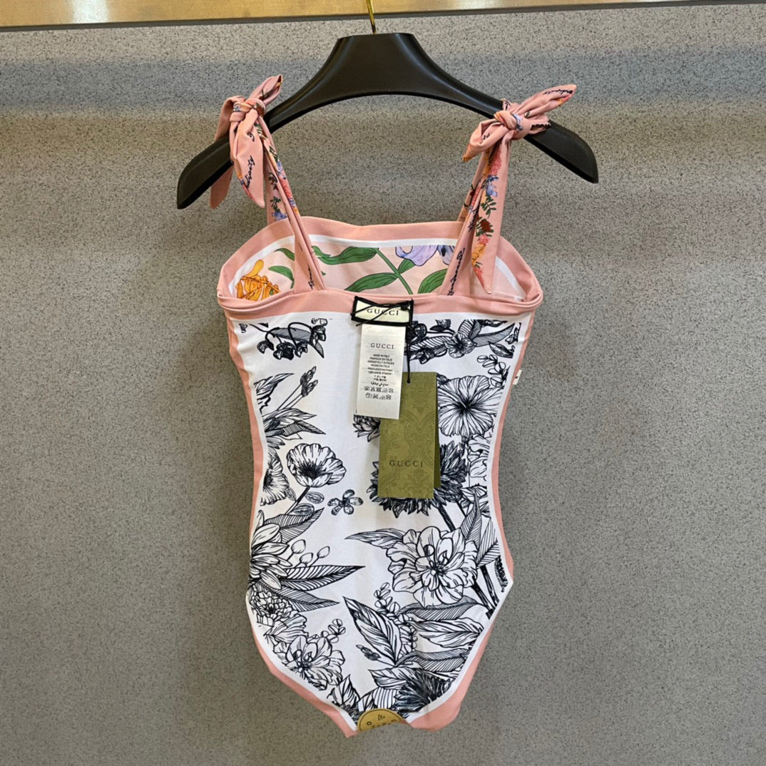 New double-sided printed swimsuit