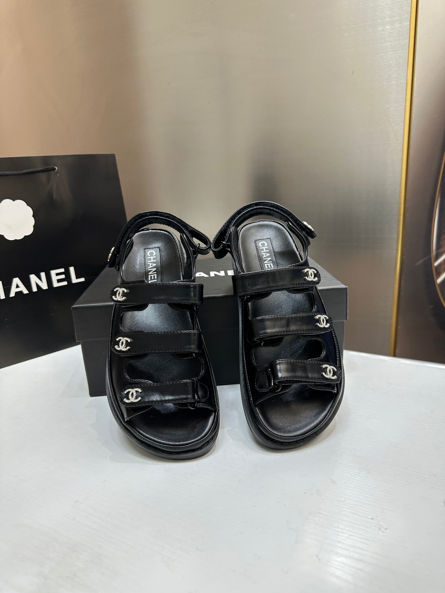 Velcro beach sandals