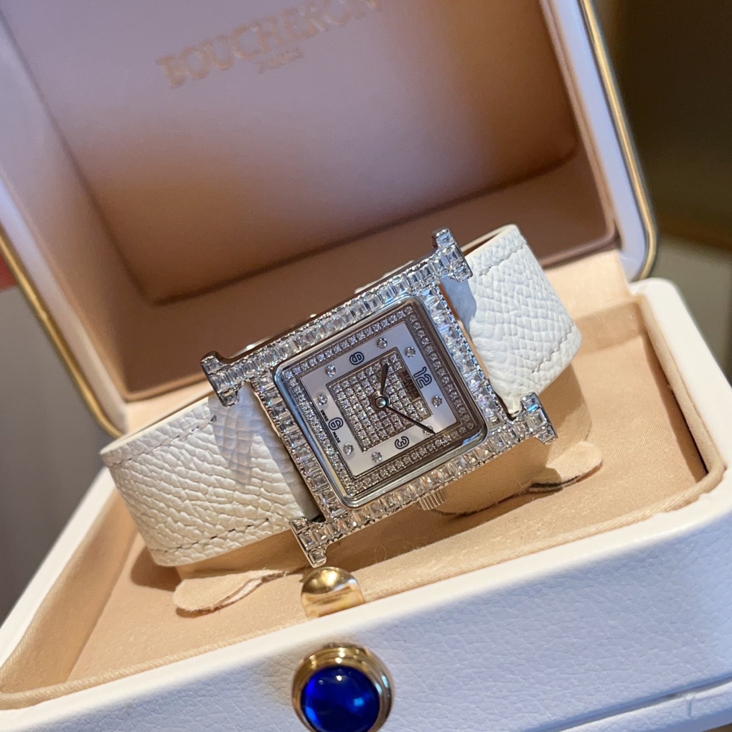Hermès diamond watch