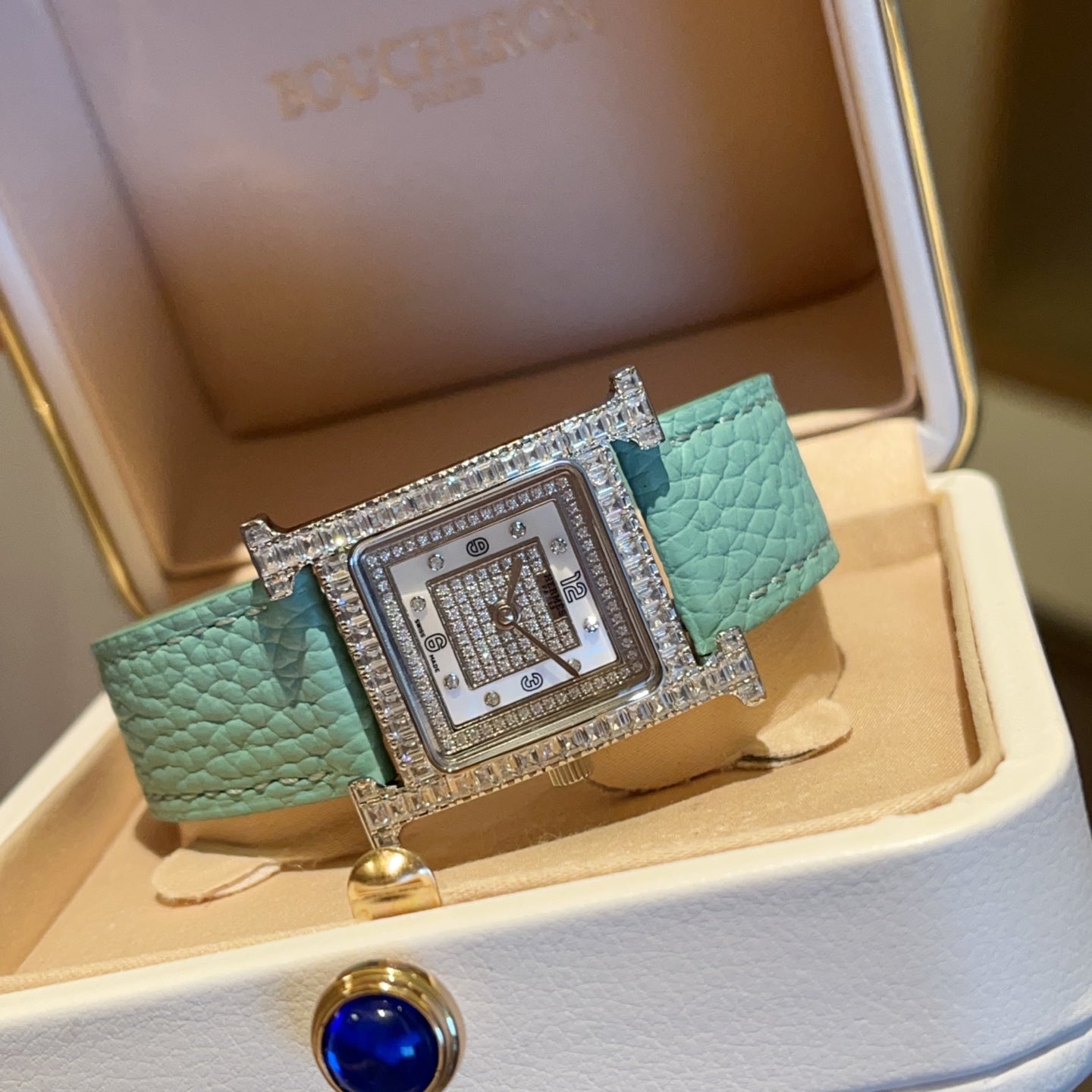 Hermès diamond watch