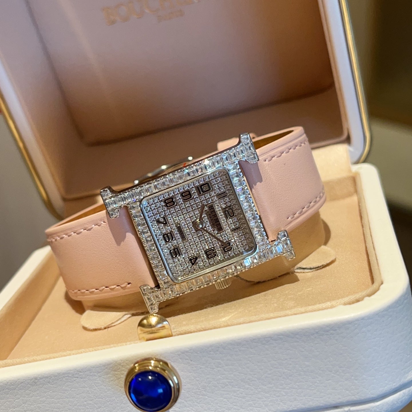 Hermès diamond watch