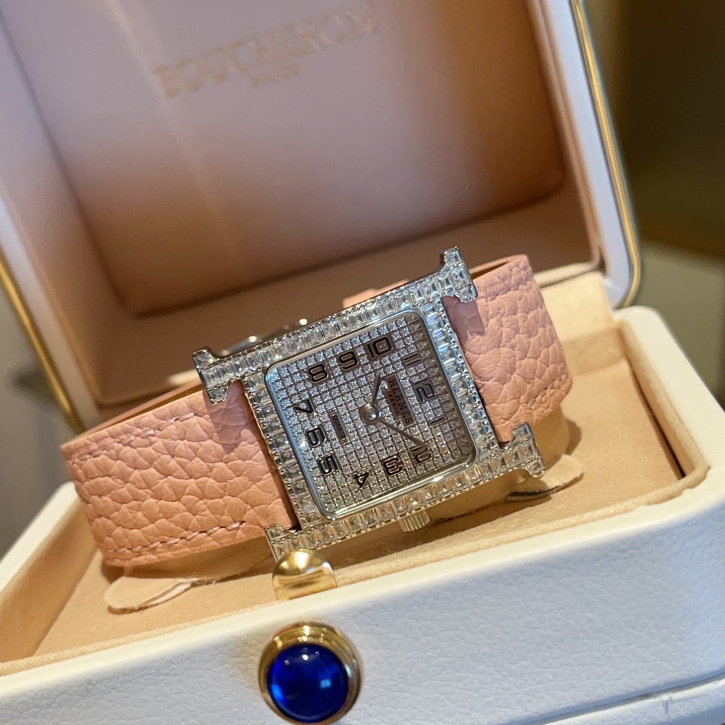 Hermès diamond watch