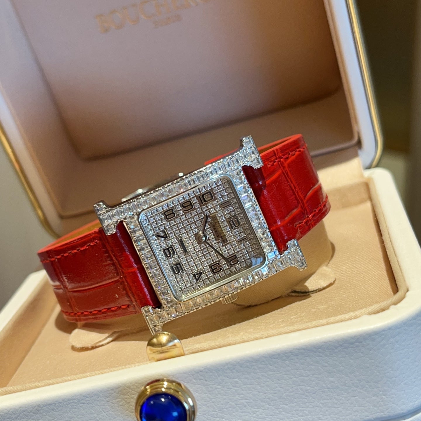 Hermès diamond watch