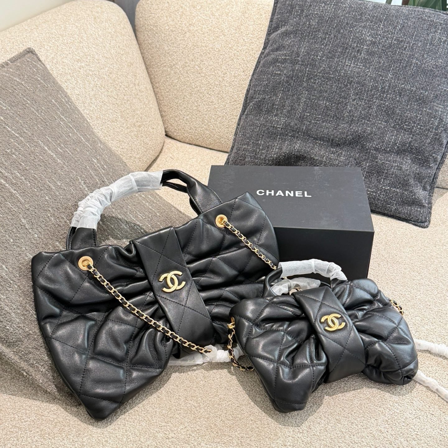 25K bow chain bag