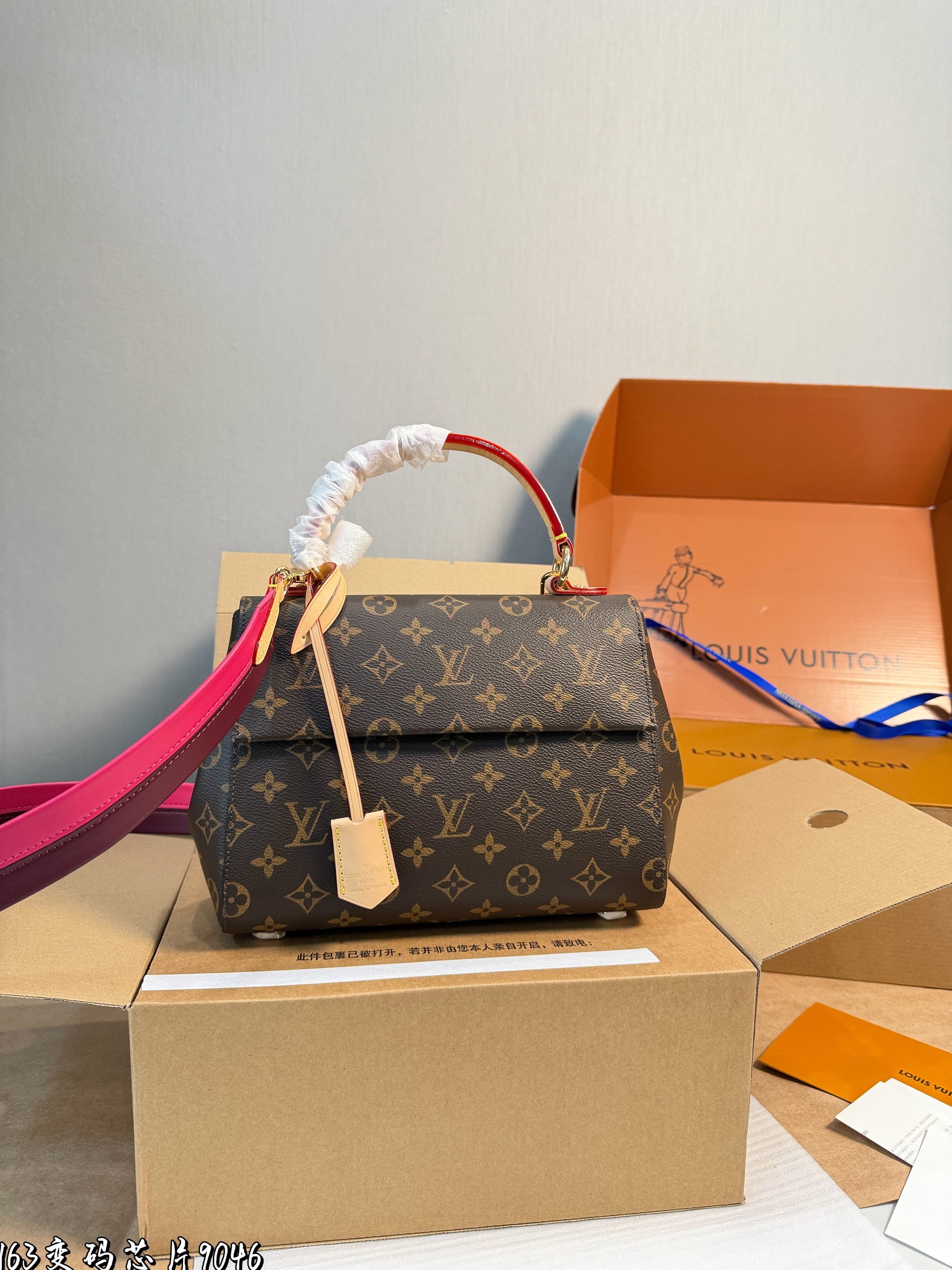 Classic monogram shoulder/crossbody bag