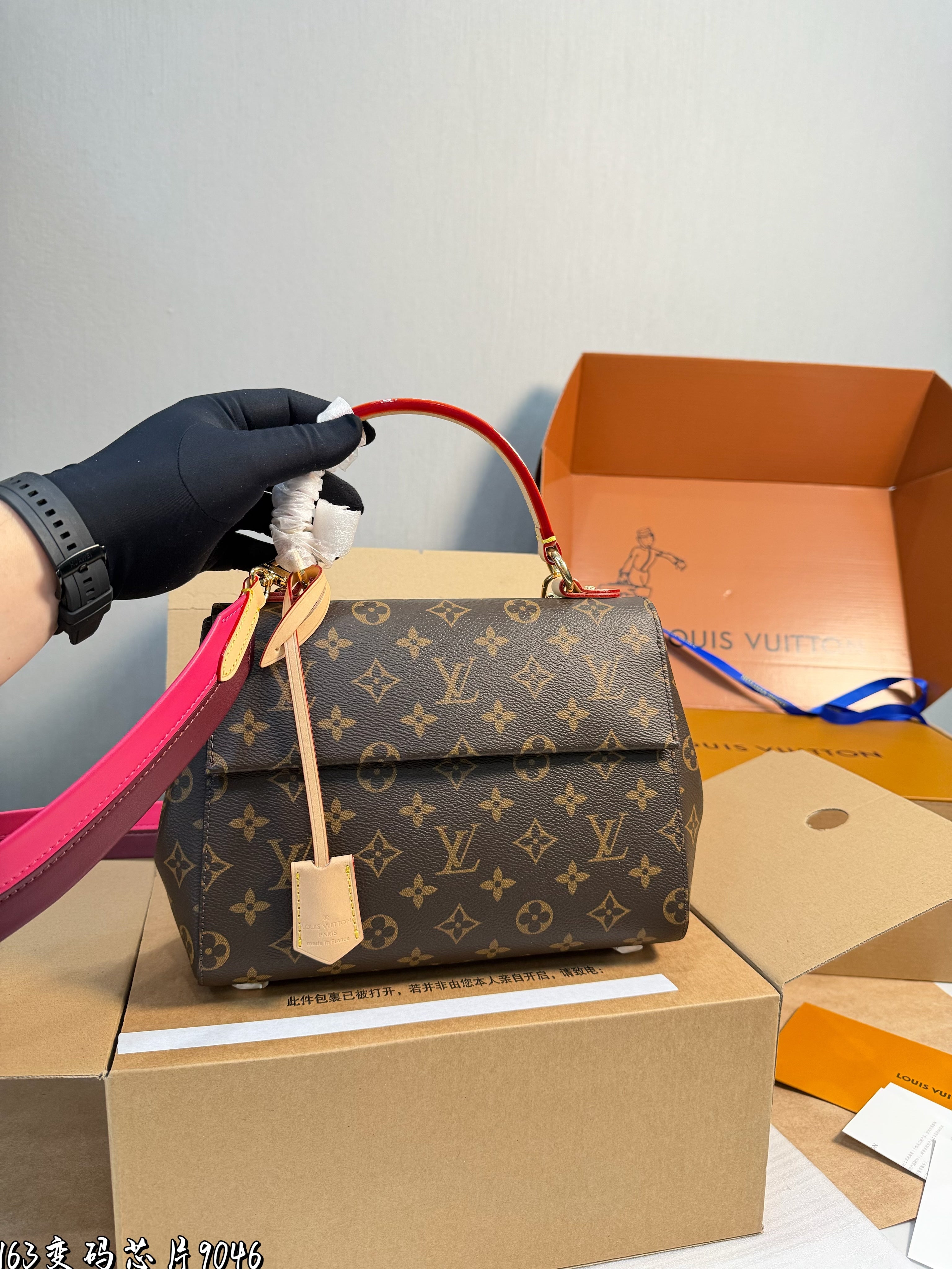 Classic monogram shoulder/crossbody bag