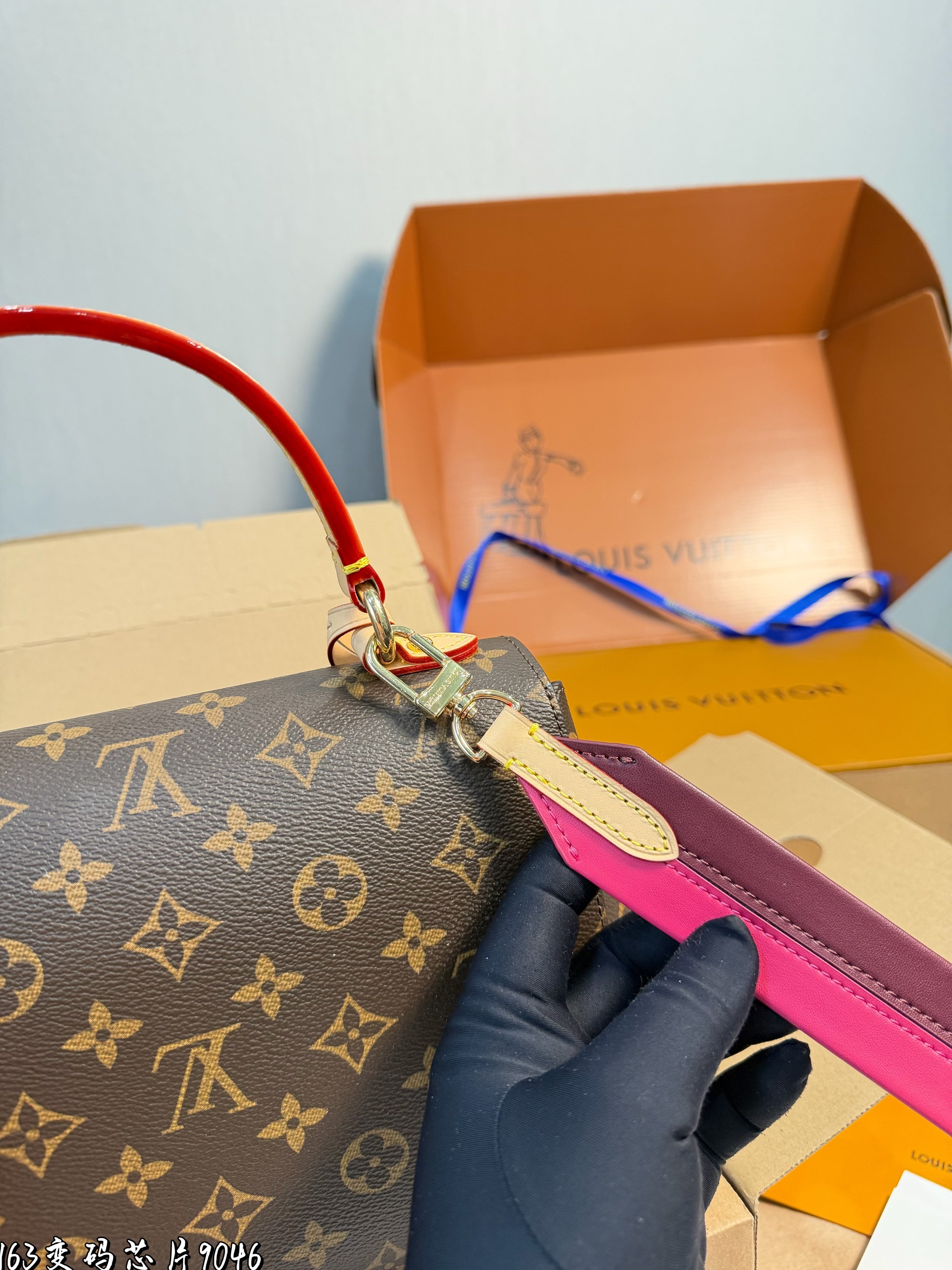 Classic monogram shoulder/crossbody bag