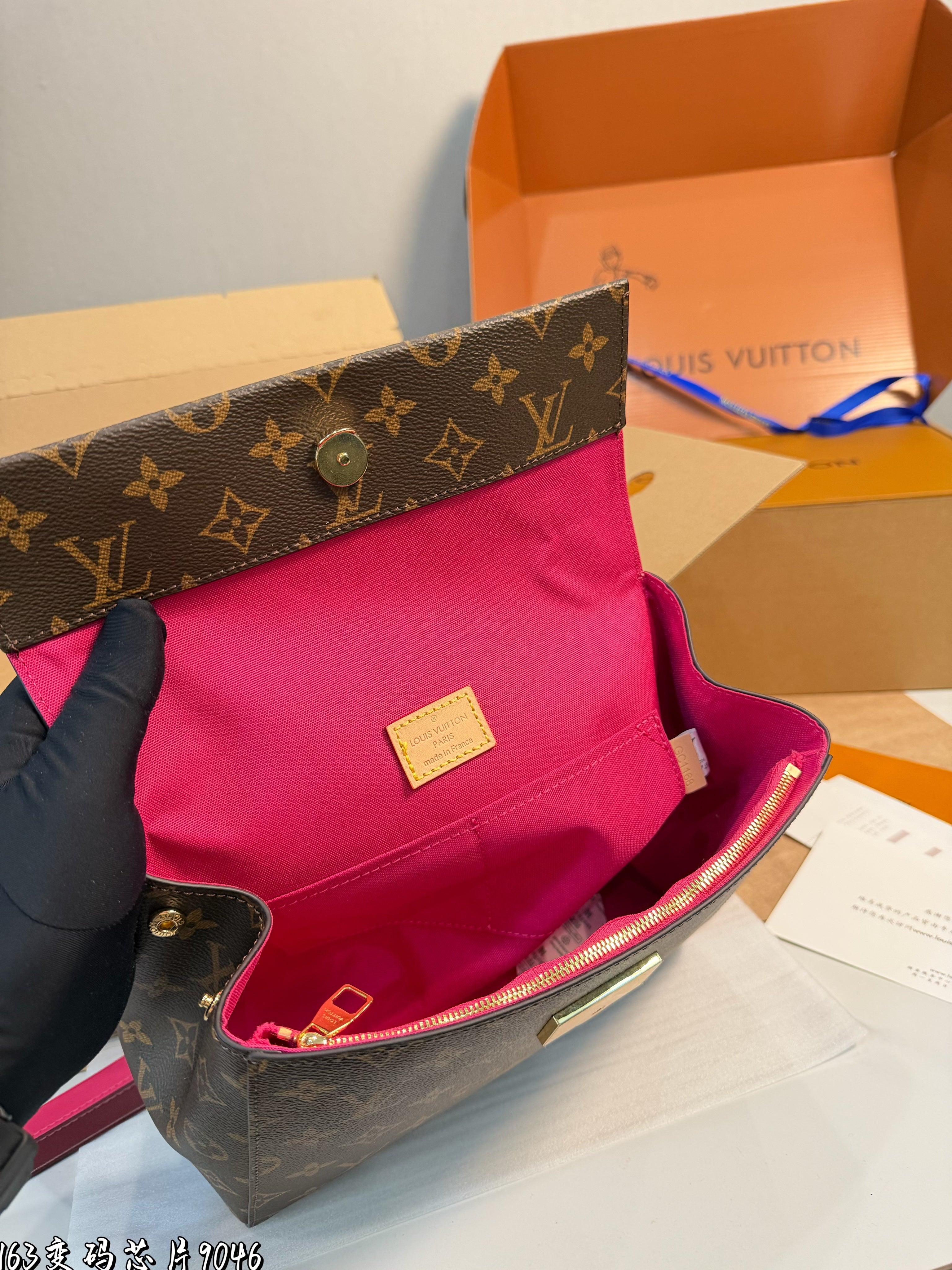 Classic monogram shoulder/crossbody bag