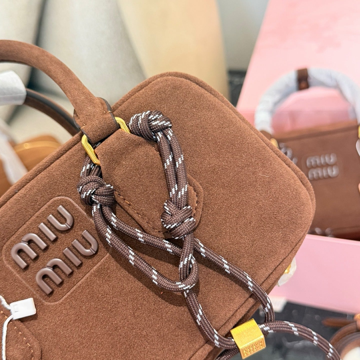 Miu Miu Arcadie Matelasse Bowling Bag