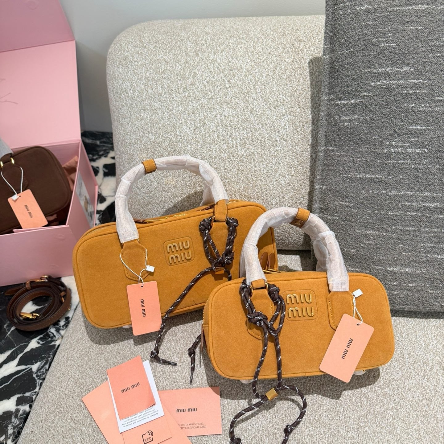 Miu Miu Arcadie Matelasse Bowling Bag
