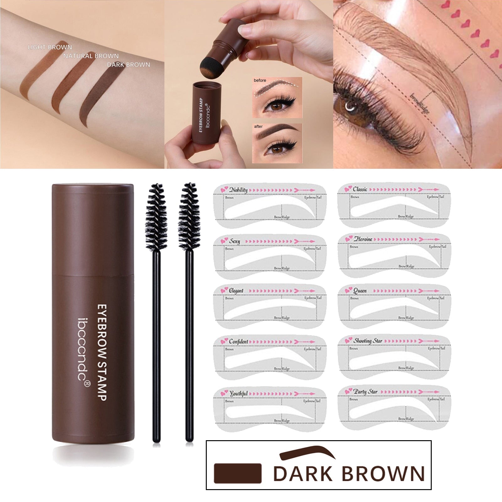 Eyebrow Makeup Stencil Set 13 Pcs(Buy 2 free shipping)