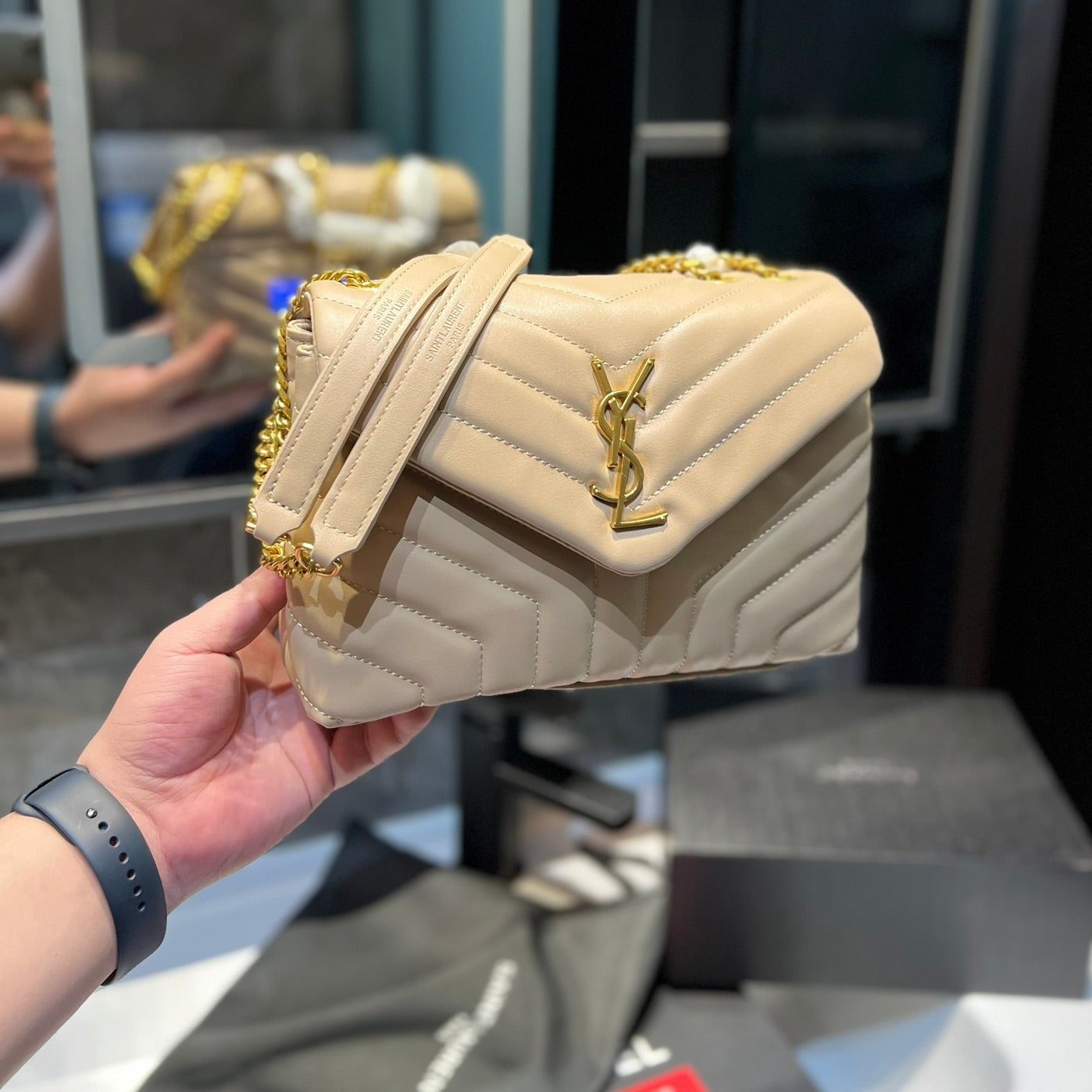 LOULOU small size shoulder bag