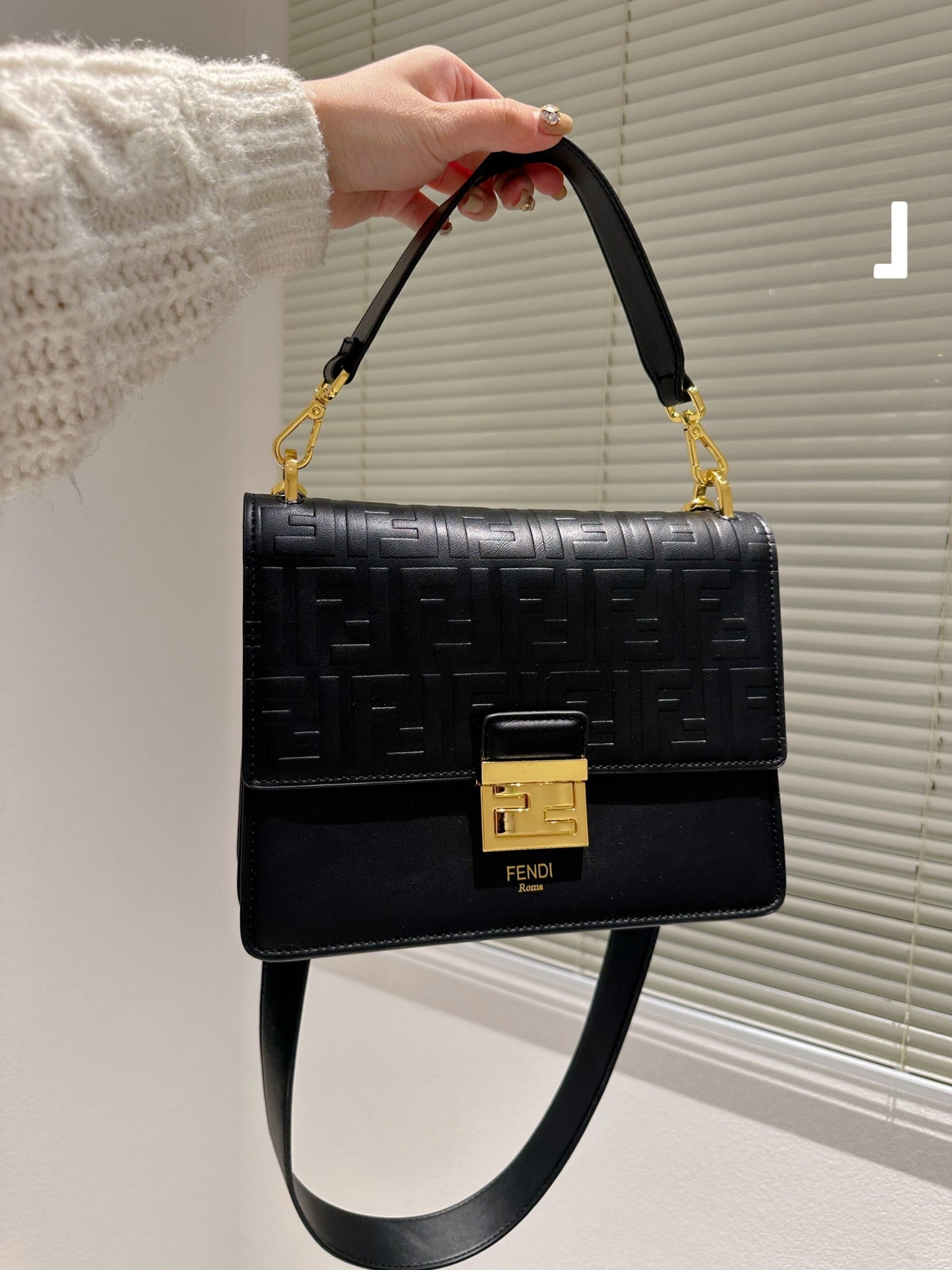 KAN I Series Calfskin Shoulder Crossbody Bag