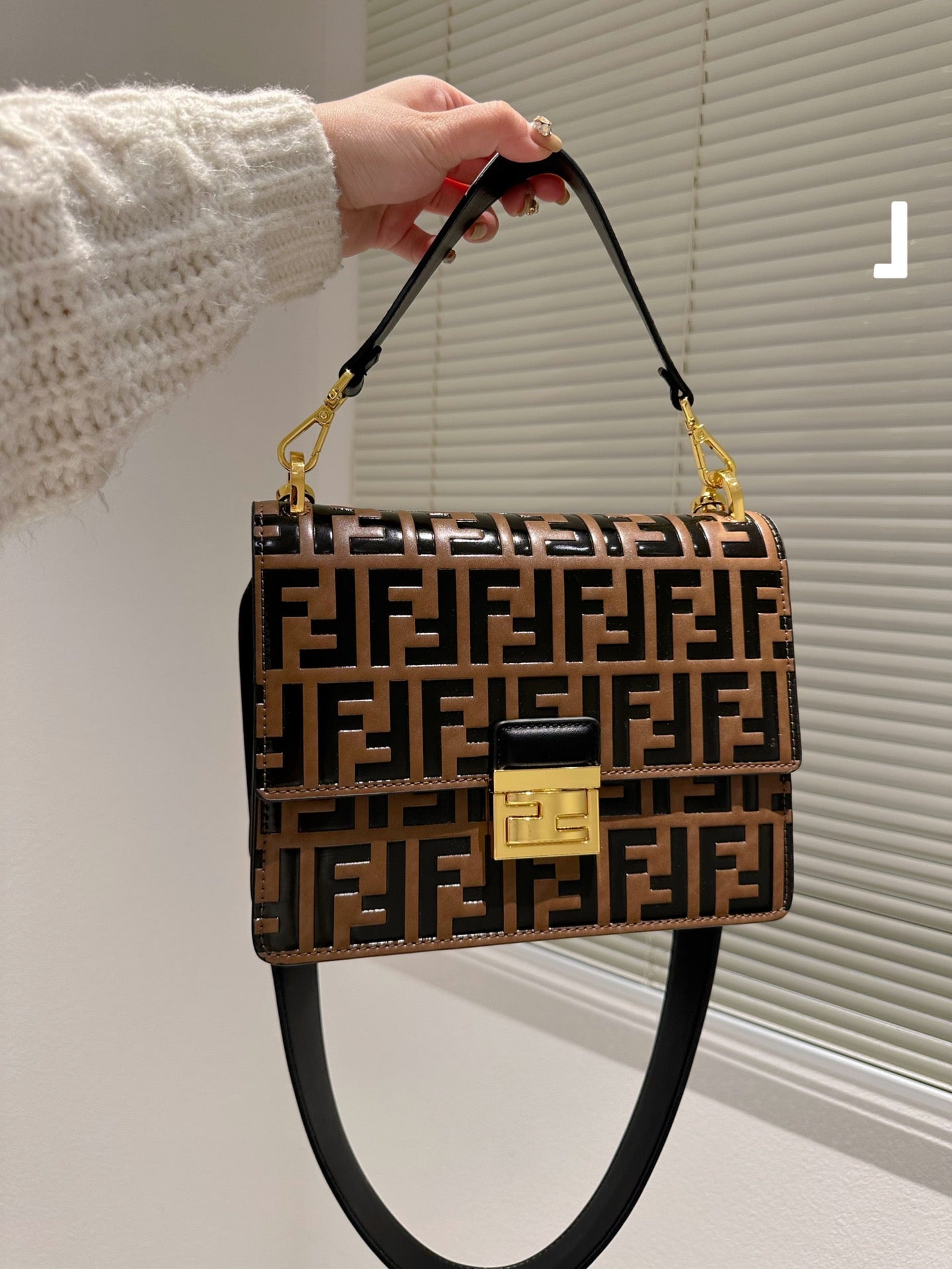 KAN I Series Calfskin Shoulder Crossbody Bag