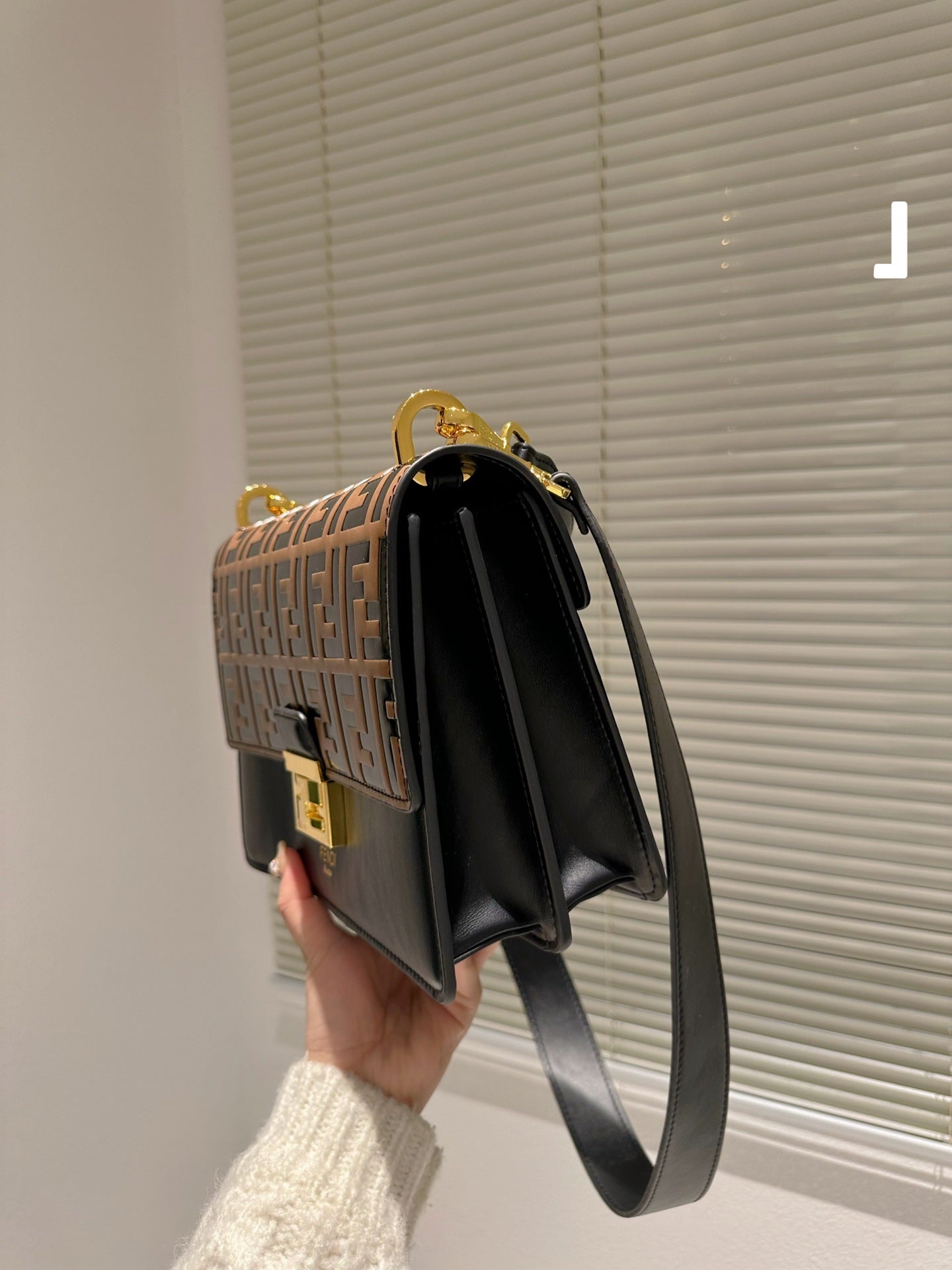 KAN I Series Calfskin Shoulder Crossbody Bag