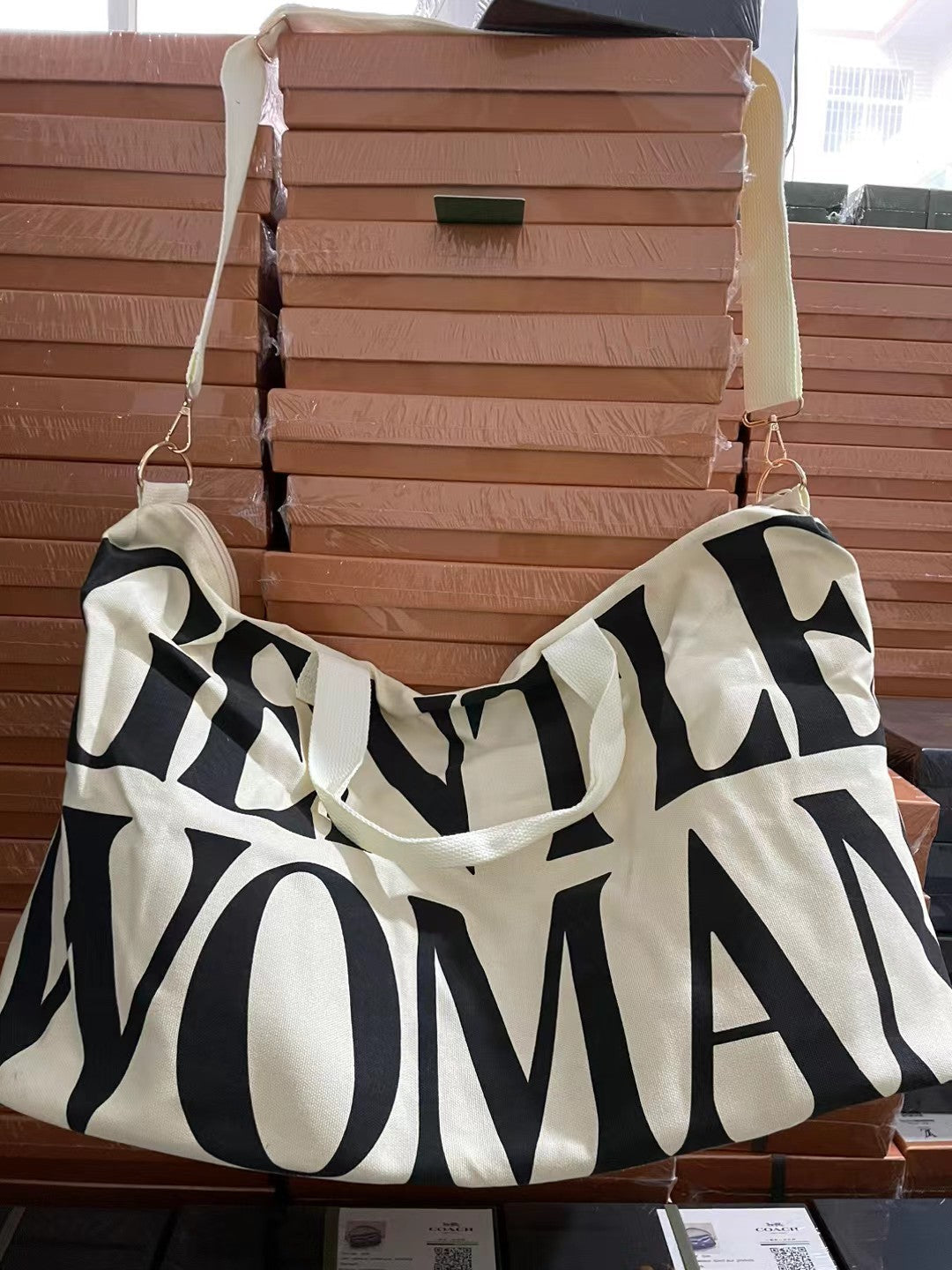 Women canvas travel bag