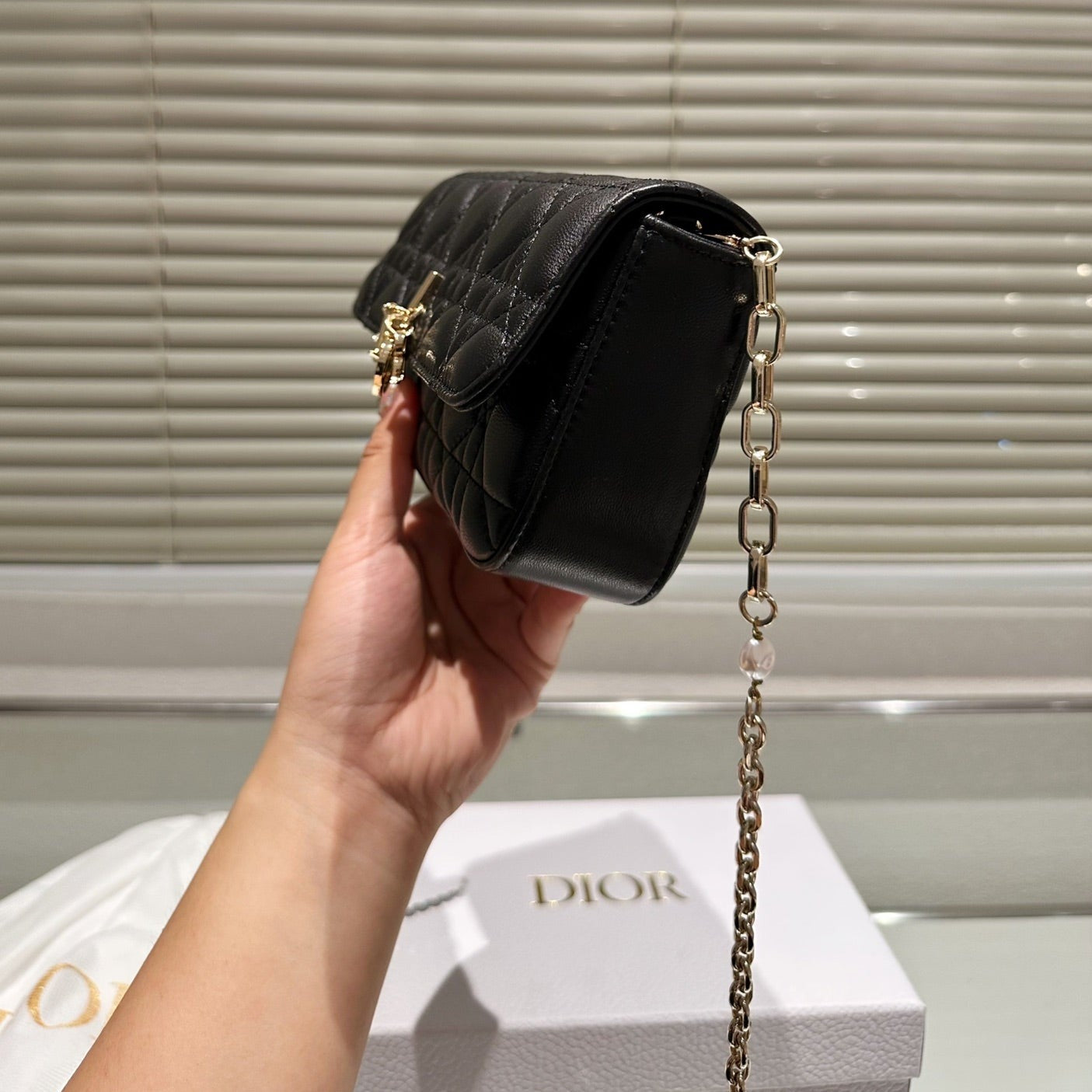 DR New Sheepskin Chain Bag