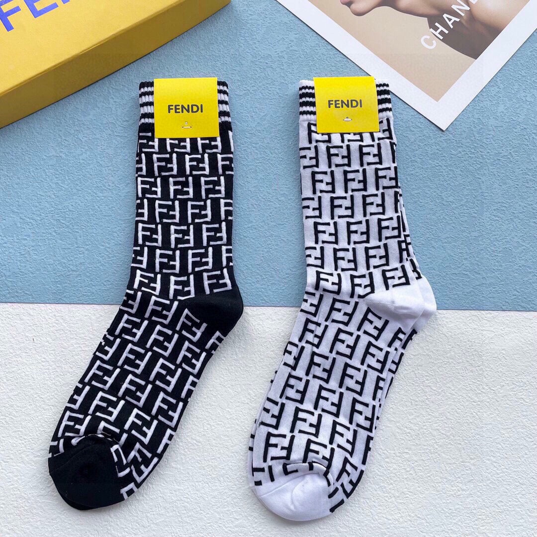 F  mid-calf socks