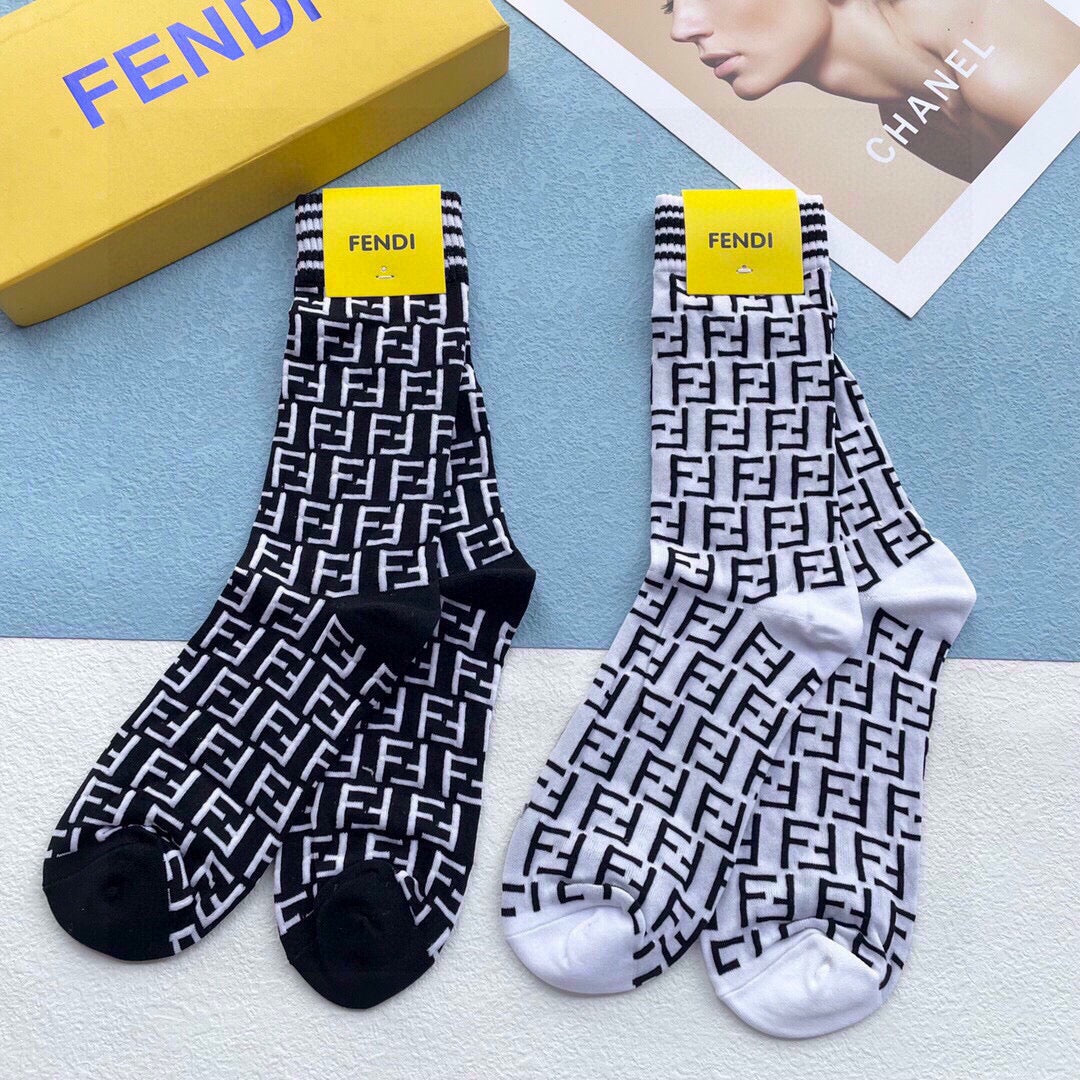 F  mid-calf socks