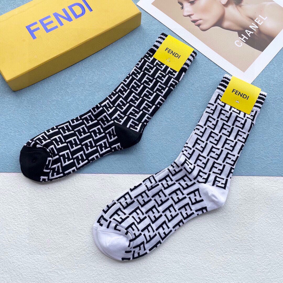 F  mid-calf socks