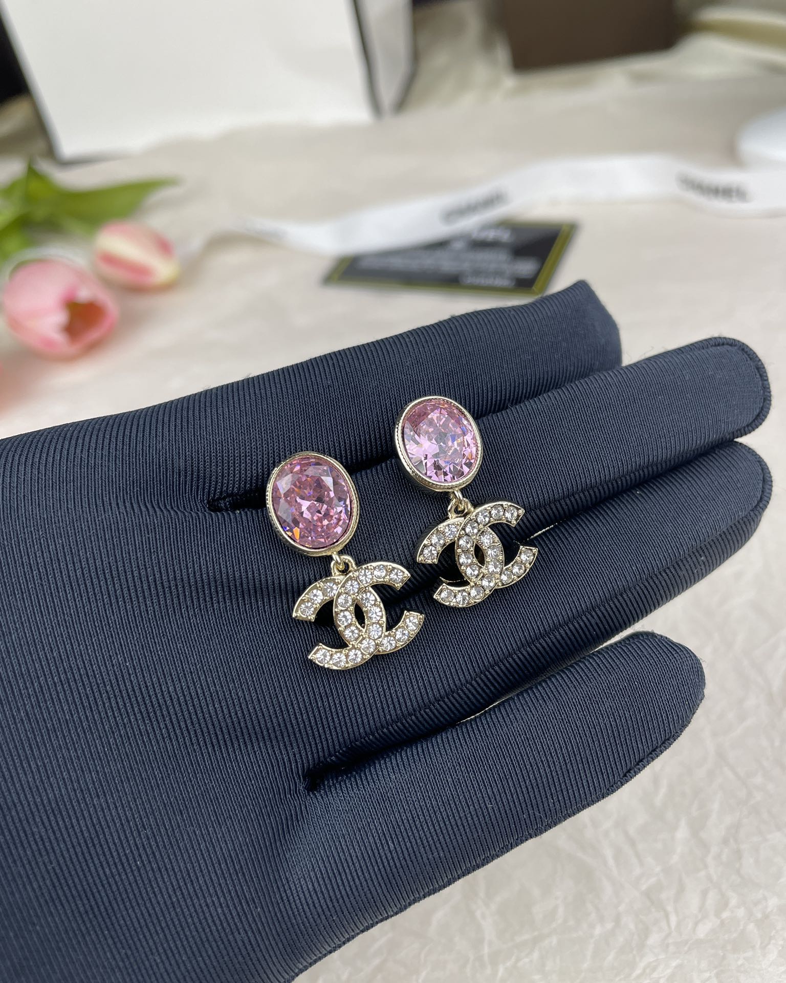 CH* New light gold pink diamond