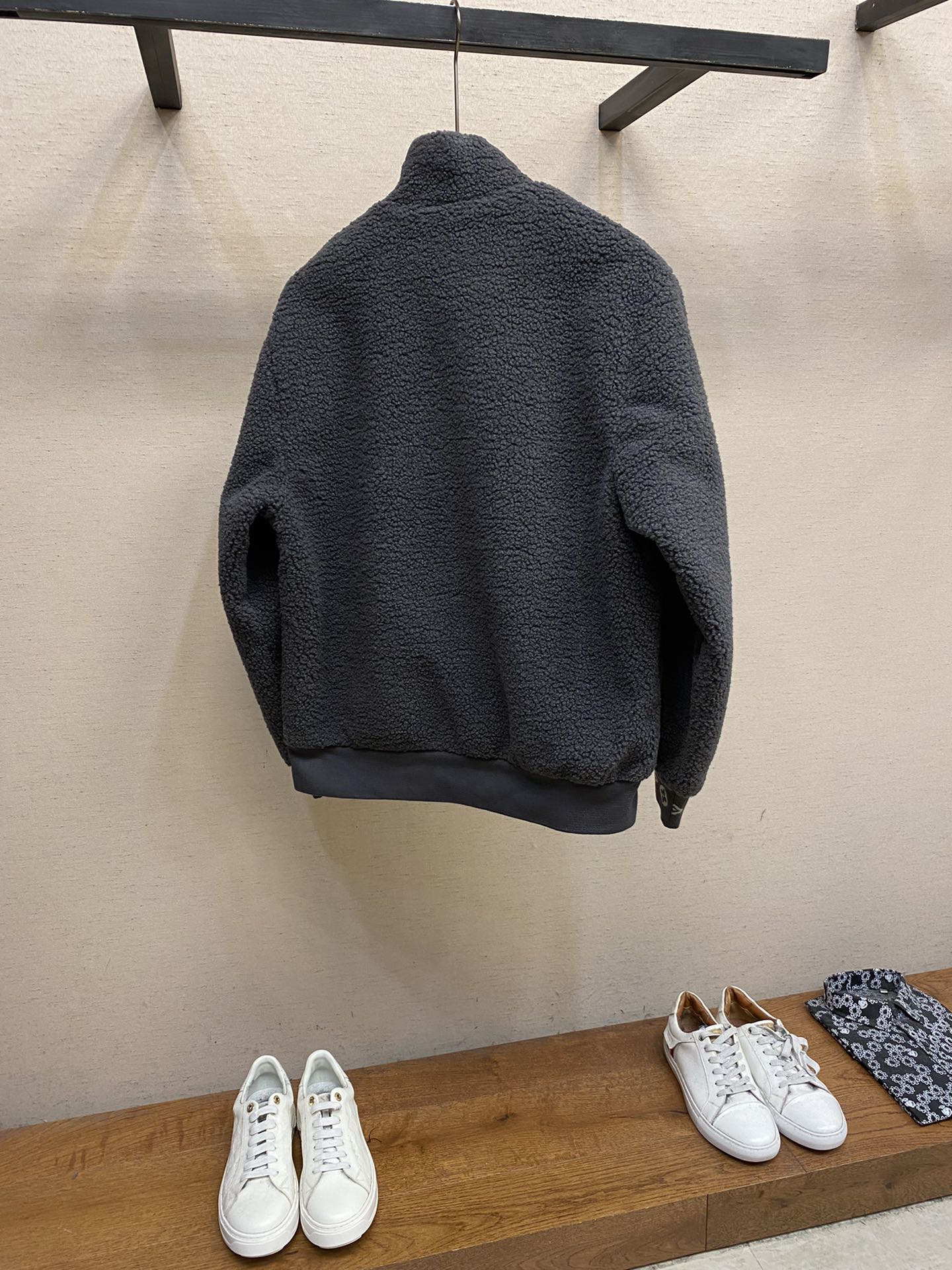 LO* suede belted jacket