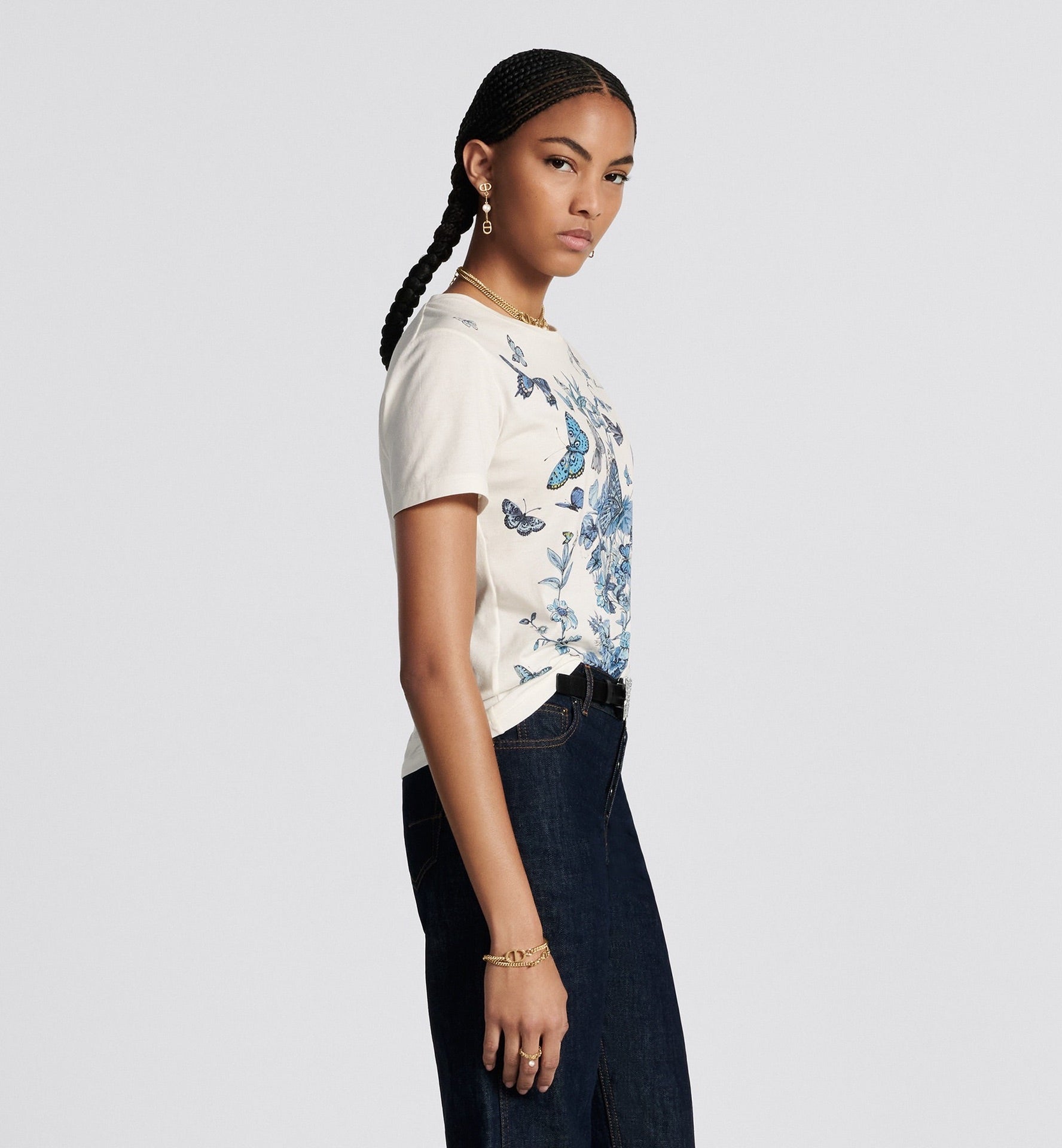 DI* 24 new butterfly print T-shirt