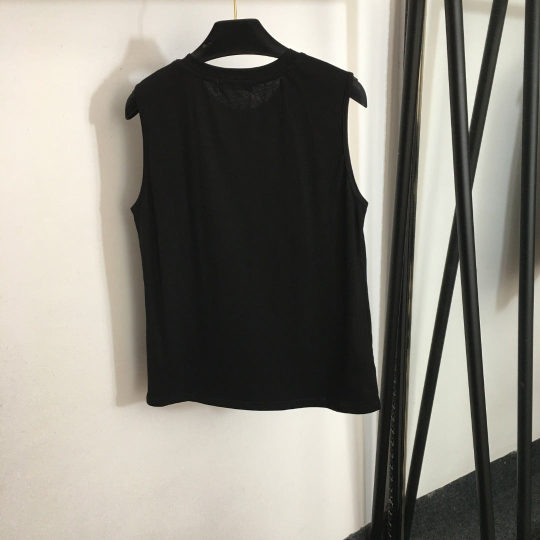 DG* diamond lettered tank top T-shirt