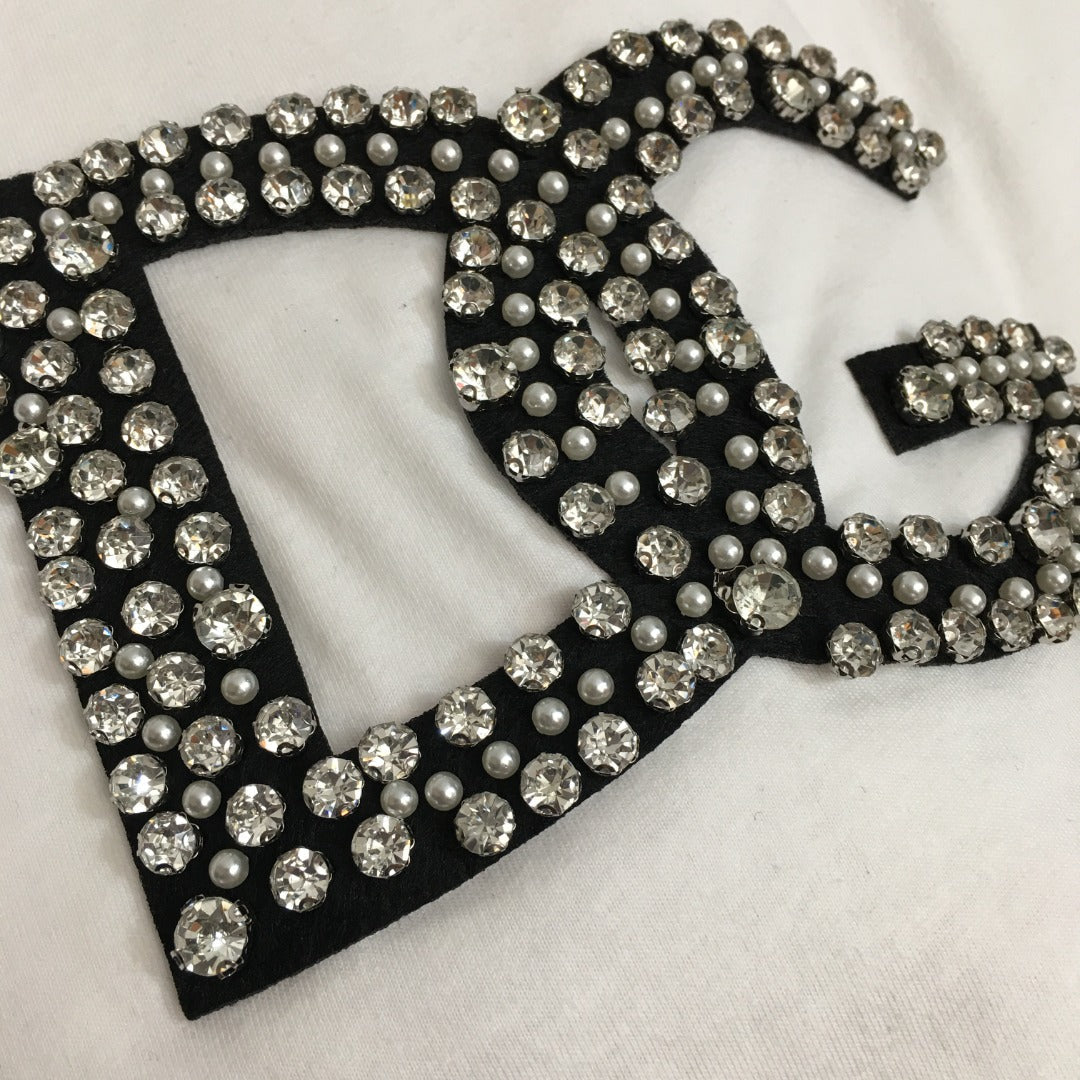 DG* diamond lettered tank top T-shirt