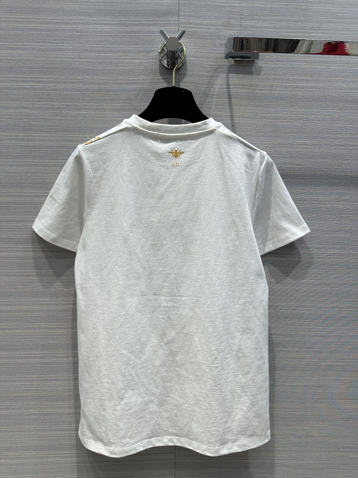 DI*24 early spring hot diamond shiny printed T-shirt