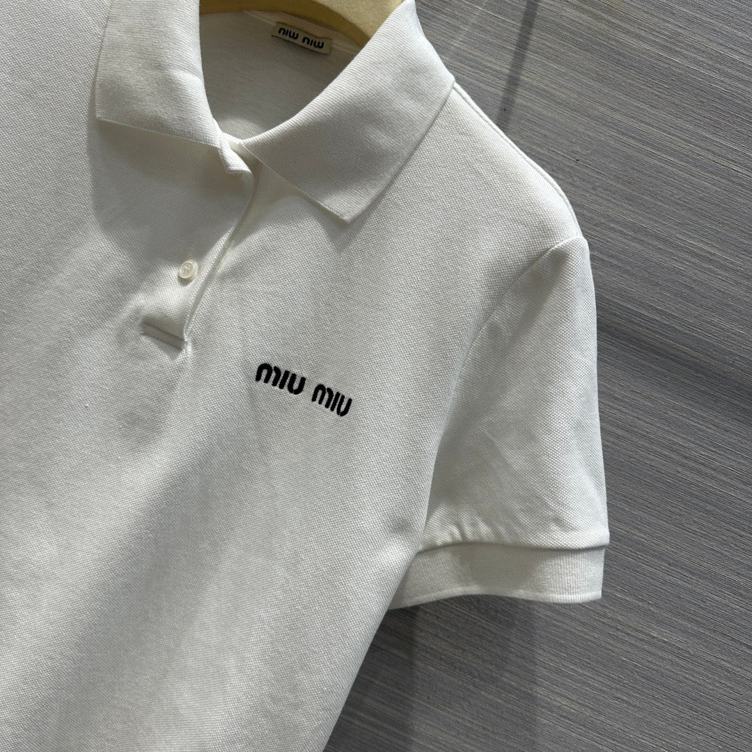 MI* 24 early spring embroidered POLO shirt