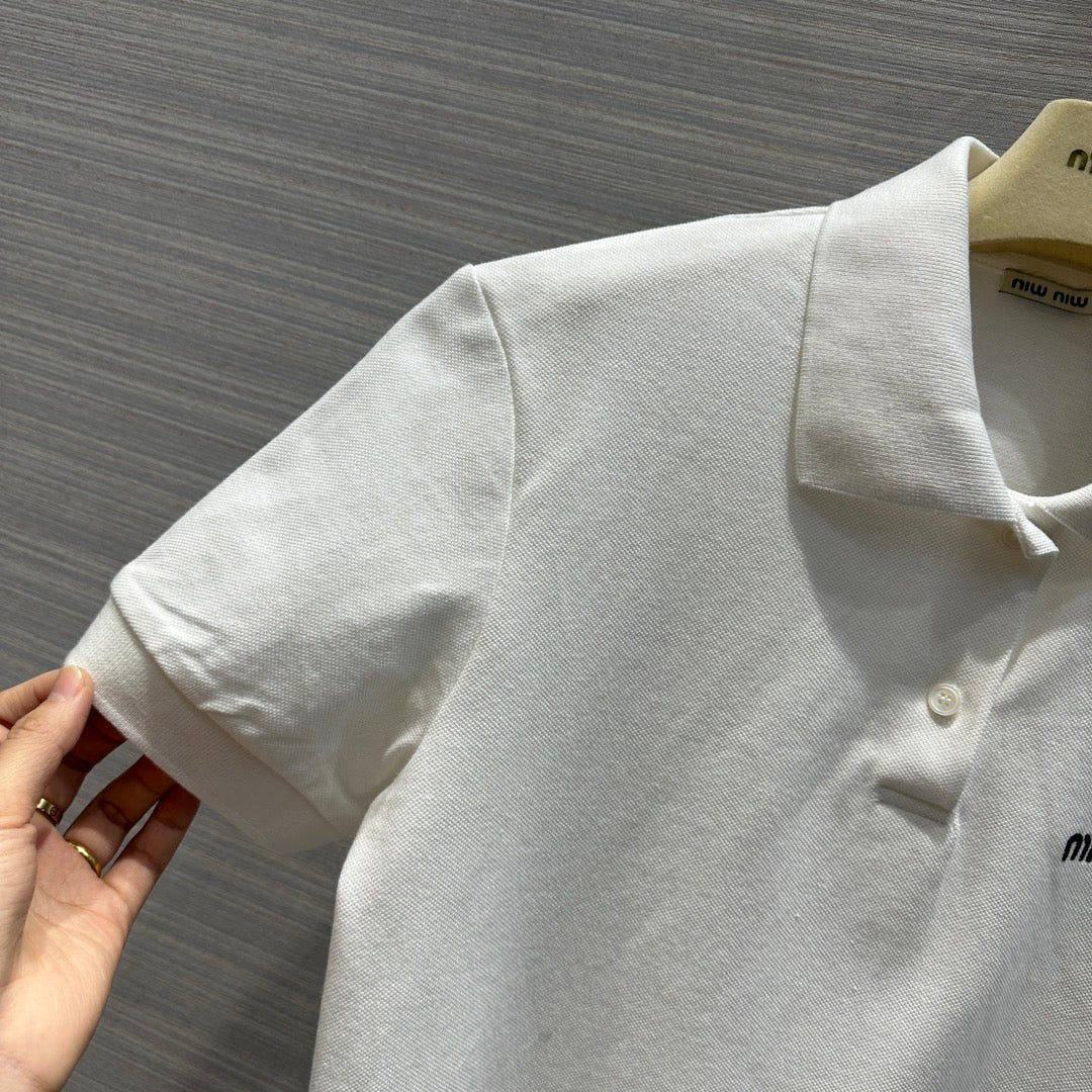 MI* 24 early spring embroidered POLO shirt
