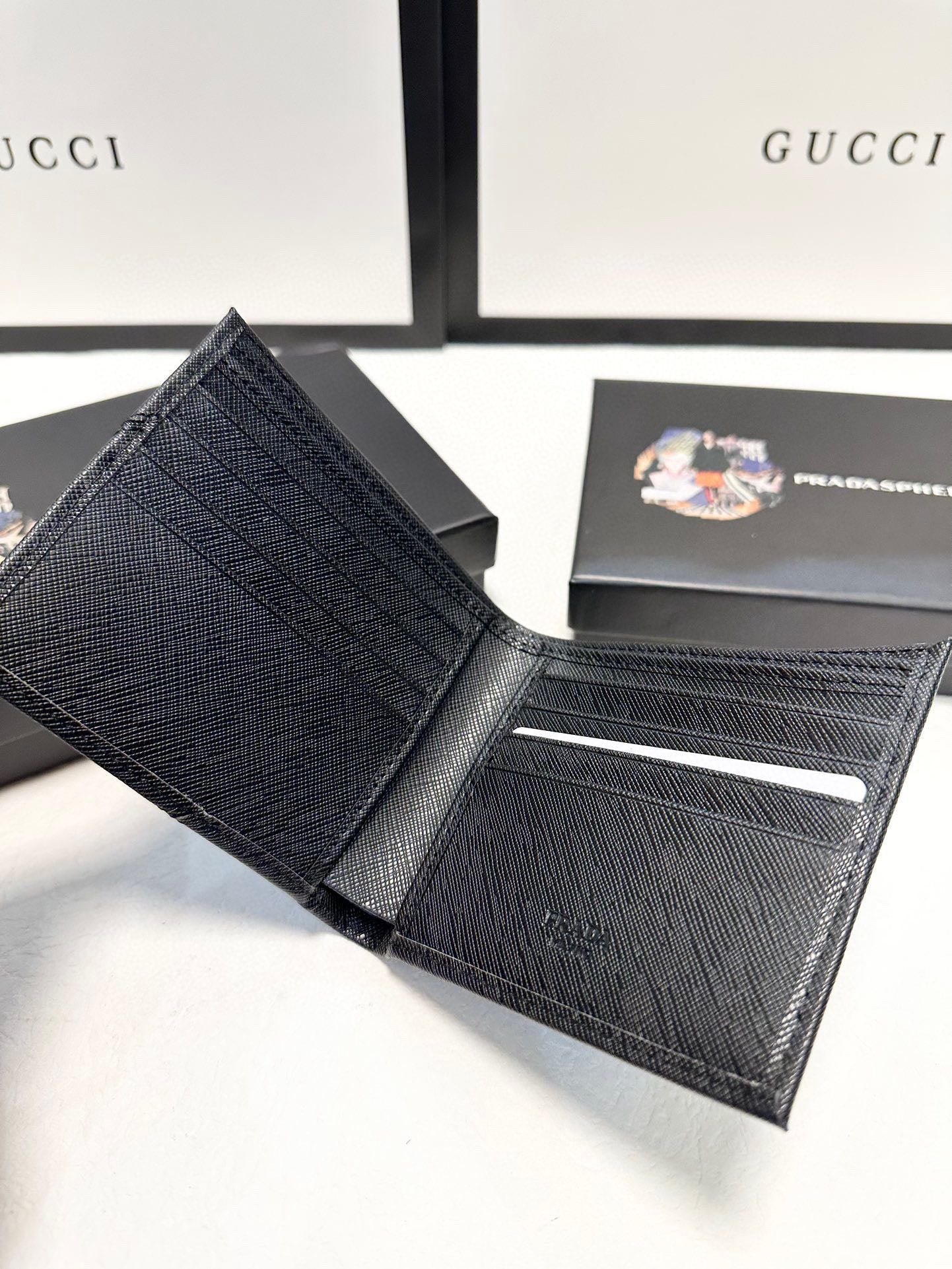 PRA* cross pattern wallet (same style as cabinet)